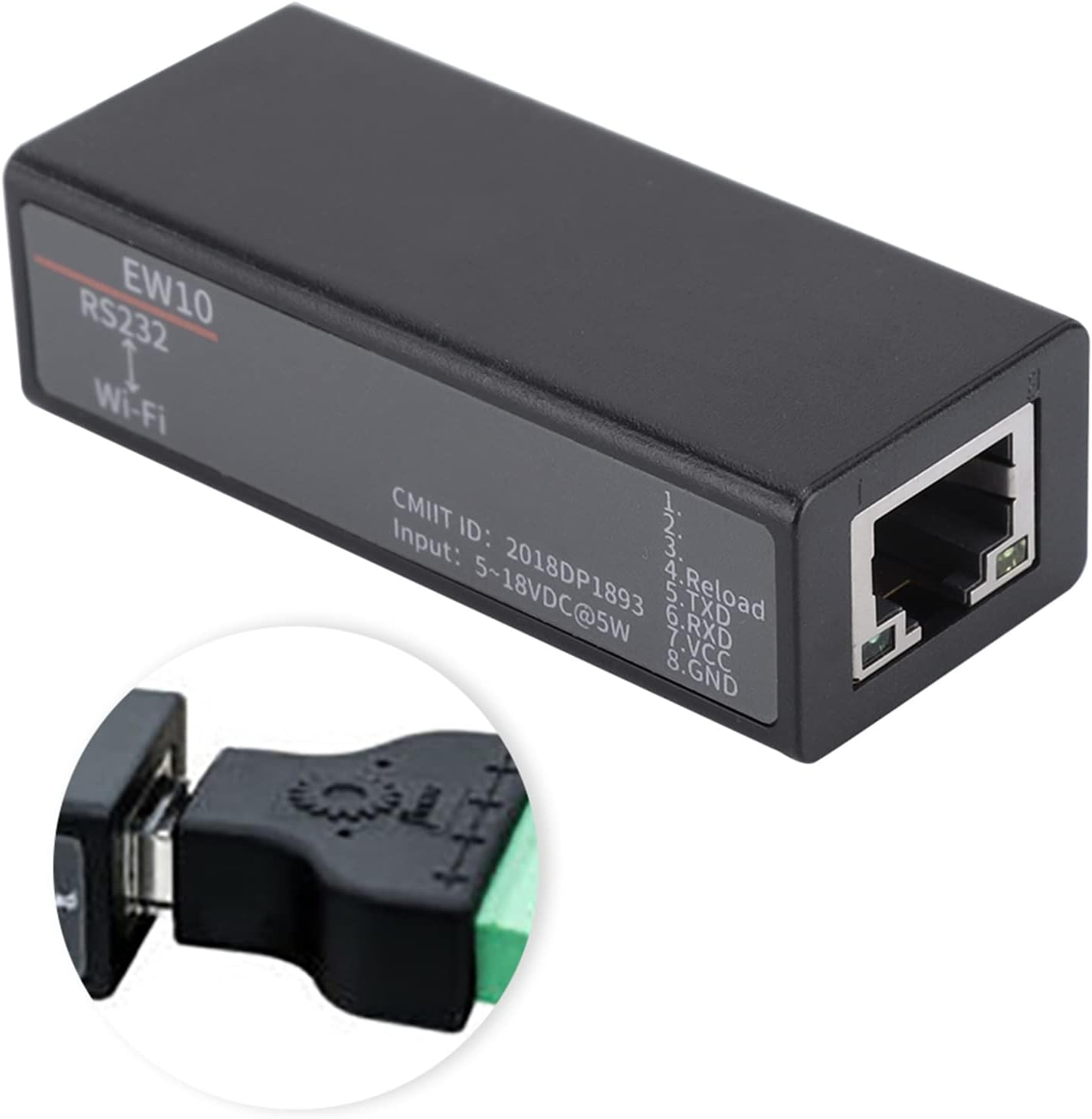 Elfin‑Ew10A Wifi Serial Server High Cost Performance RS232 to Wifi Modbus for Remote Device Management