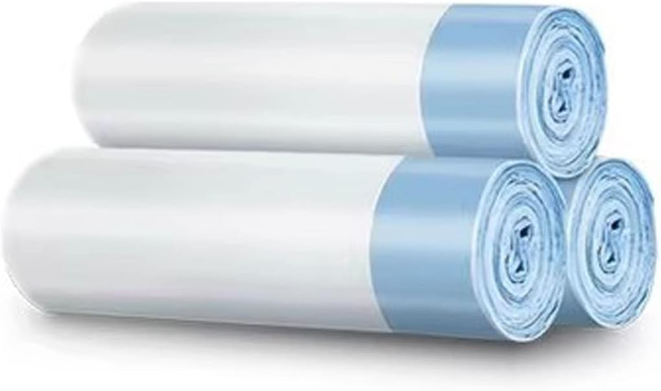 RMAN Pack of 100 Cat Litter Box Bags with Drawstrings, 550 X 300 Mm, Bin Liners with Cat Litter Tray, Self-Cleaning Cat Litter Tray, Biodegradable, Durable, Tear-Resistant, Durable