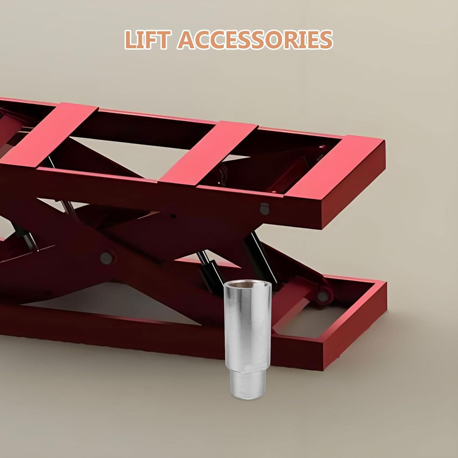 PAMINGONO Bottle Jack Lift Extension Leg Extender Support 42Mm Heightening Column 100Mm Vehicle Lift Height Extension Adapter for Automotive and Truck Maintenance image number 1