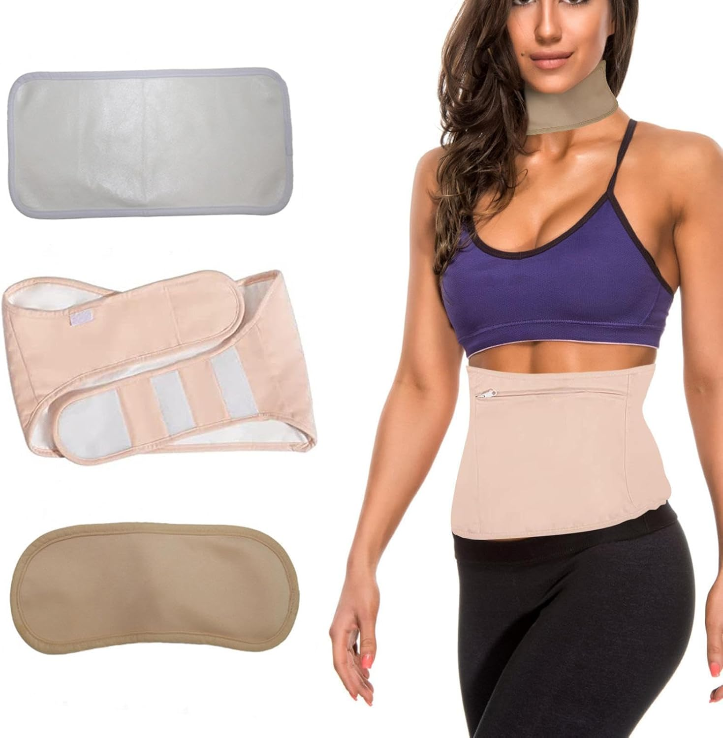 Castor Oil Pack Wrap - Oil-Proof Washable Leakproof Bag Waist Patch Castor Oil Patches - Body Care Multifunctional Neck Patch for Neck Women Men Homes Bedrooms Puchen