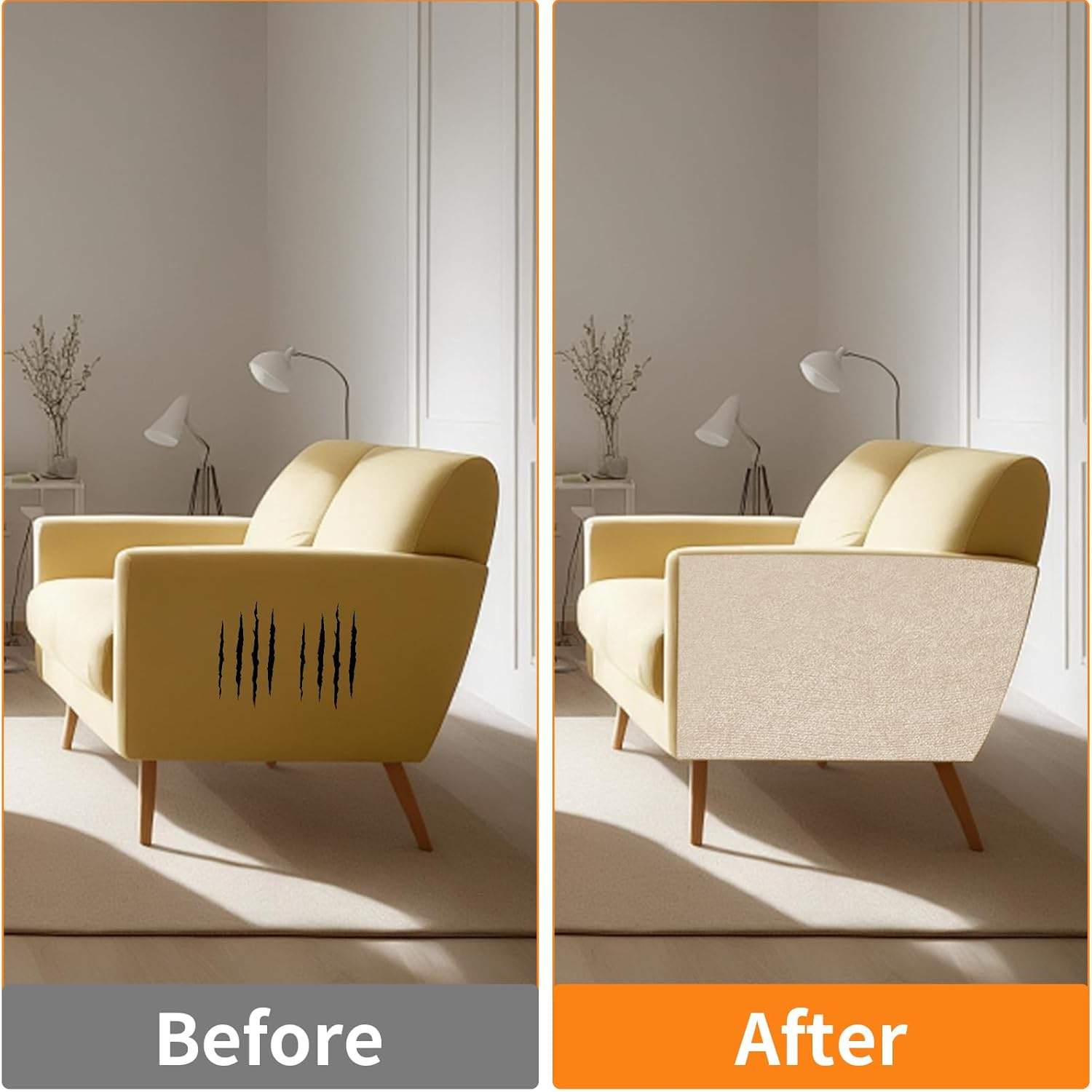 Self-Adhesive Cat Scratching Mat, Scratch Protection Sofa Cat, Scratching Board Scratching Mat Wall, Cat Scratching Mat, Cat Scratching Boards, DIY Climbing Cat Scratcher, Scratch Wall Furniture image number 4