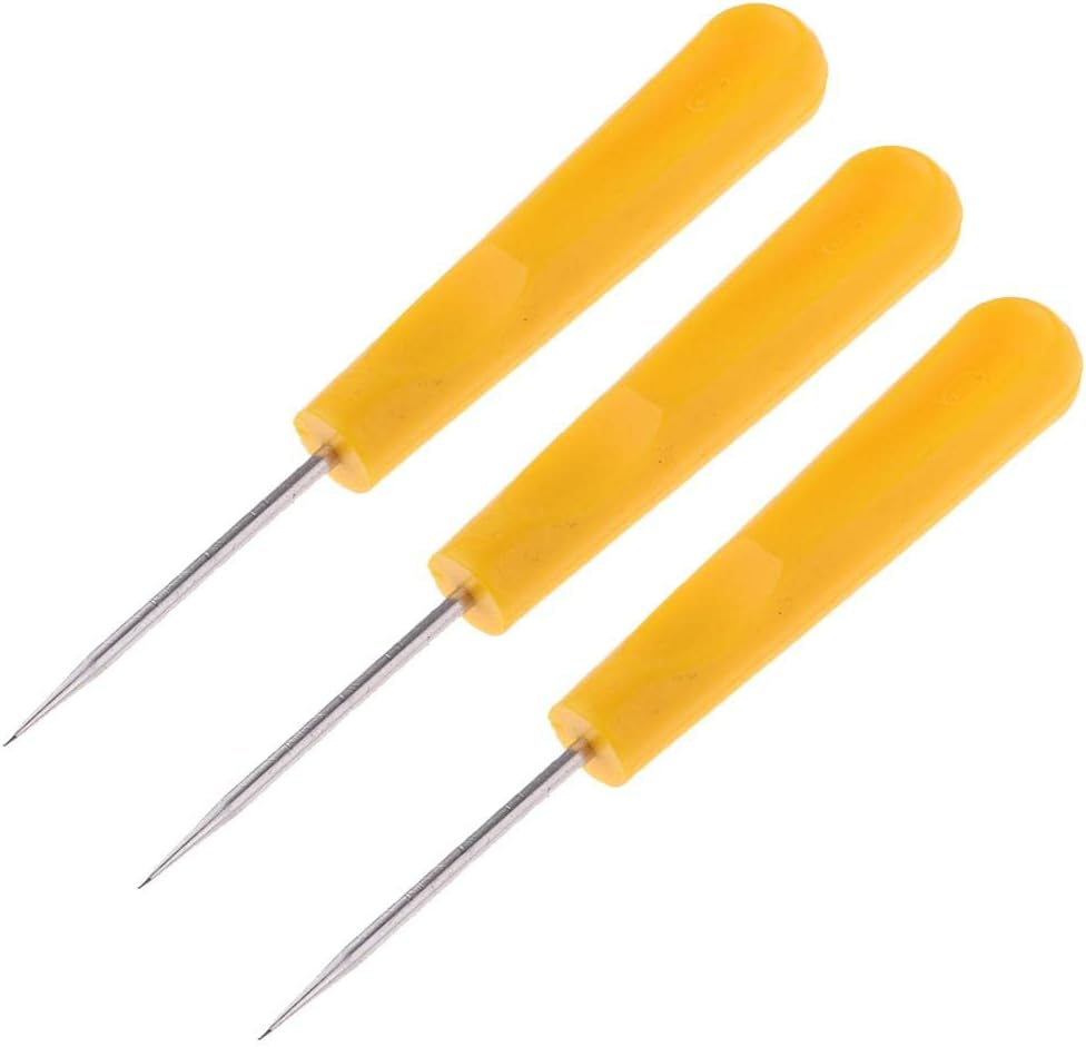 3Pcs Stringing Awl for Badminton and Tennis Racket, an Essential Tool for Any Racquet Stringer, String Guiding Tool image number 6