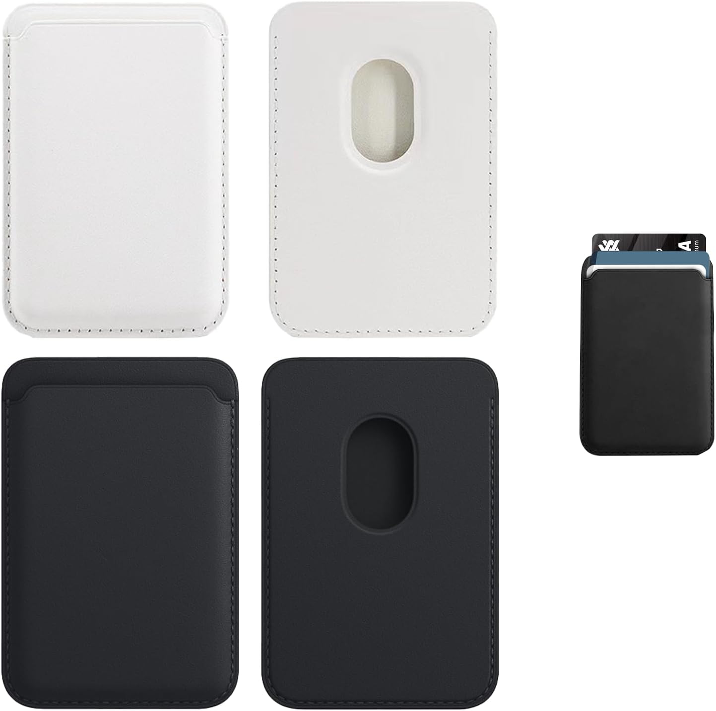 2Pack Magnetic Wallets, Wallet Compatible with Magsafe Wallet, Phone Card Holder, Magnetic Phone Card Holder, Applicable to Iphone 16/15/14/13/12 Series image number 5