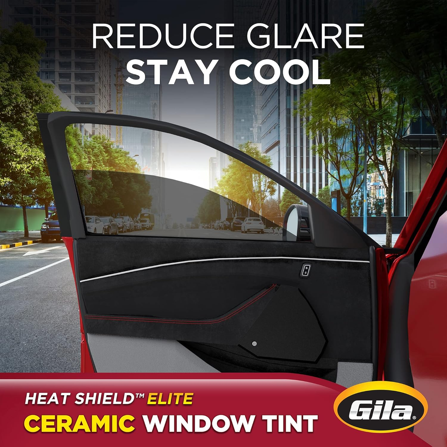 Gila&reg; Heat Shield Elite&trade; 35% VLT Automotive Ceramic Window Tint DIY Advanced Heat Control Glare Control 2Ft X 6.5Ft (24In X 78In) image number 1
