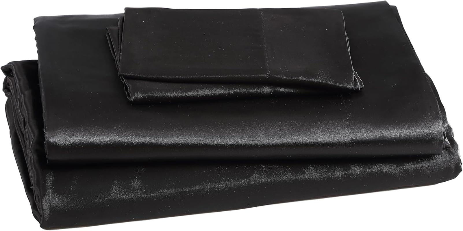 Beatrice Home Fashions 100% Luxury Satin Polyester Bed Sheet Set, Queen Size, Floral Rose Bedding