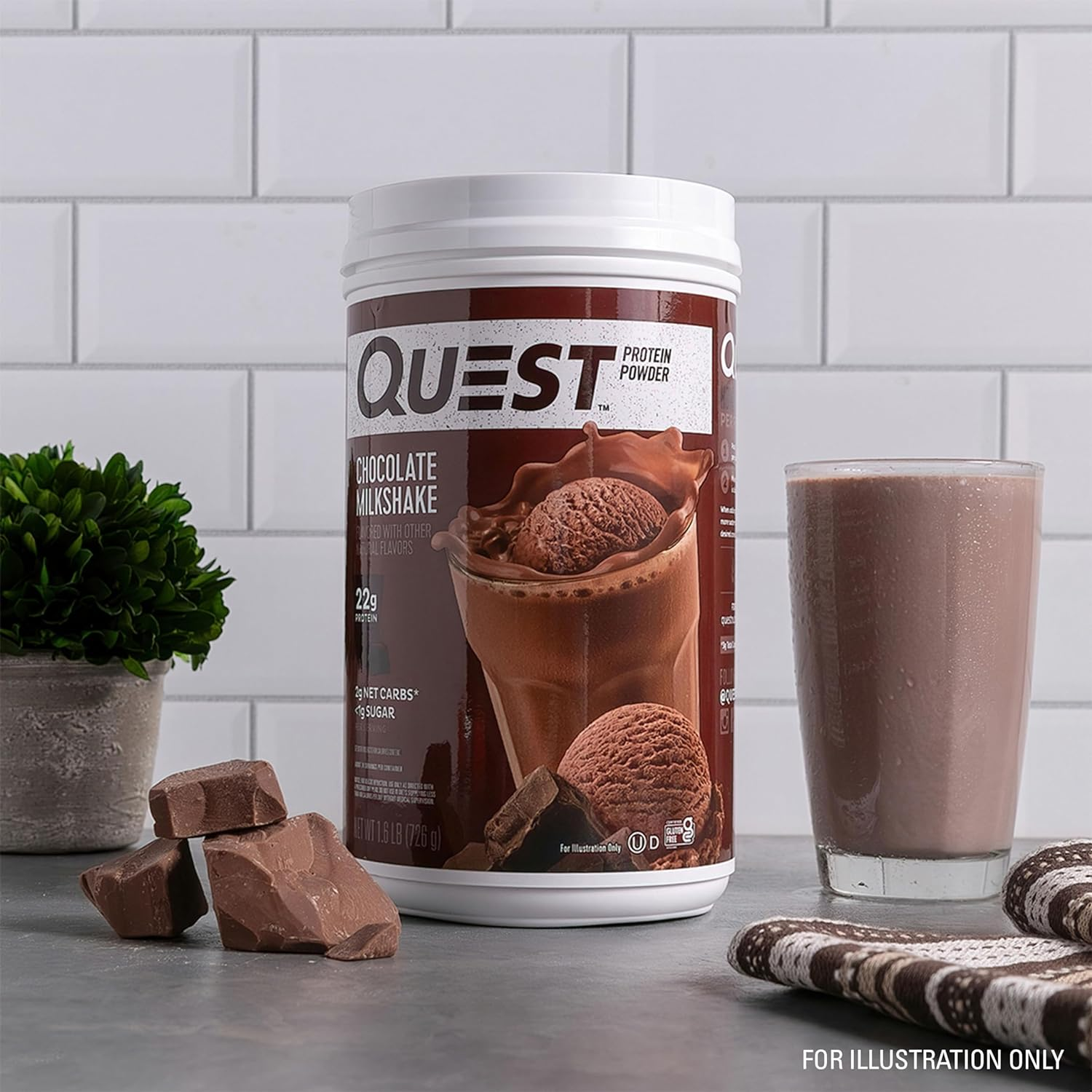 Quest Protein Powder, Chocolate Milkshake, 1.6Lb image number 6