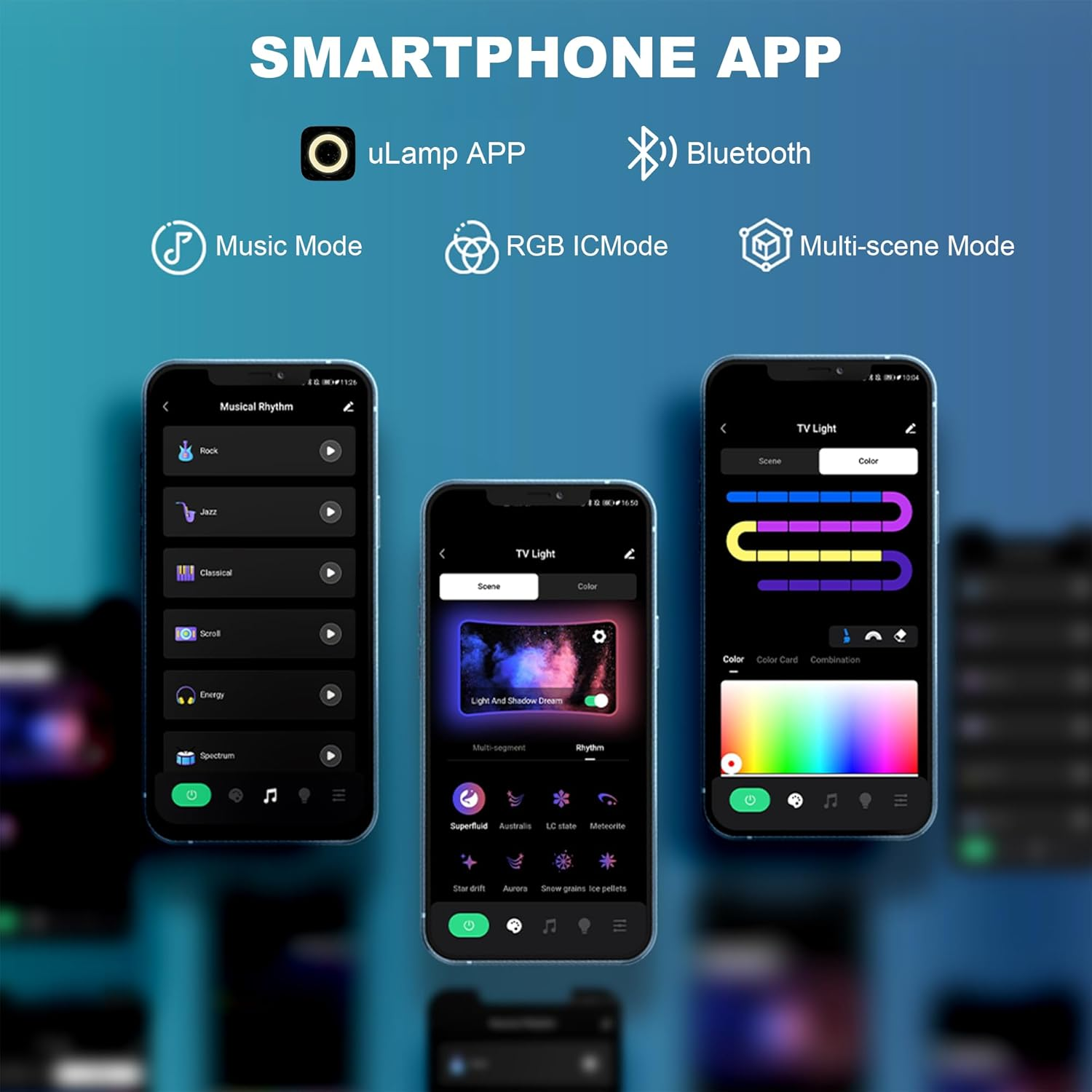 Smart LED TV Backlights with Camera for 55"-65" TV Pc，Cozylady 12.5Ft RGB+IC Immersion TV LED Lights Sync to Screen & Music,3.8M Immersive LED Light Strips with Power Supply, App & Remote Control