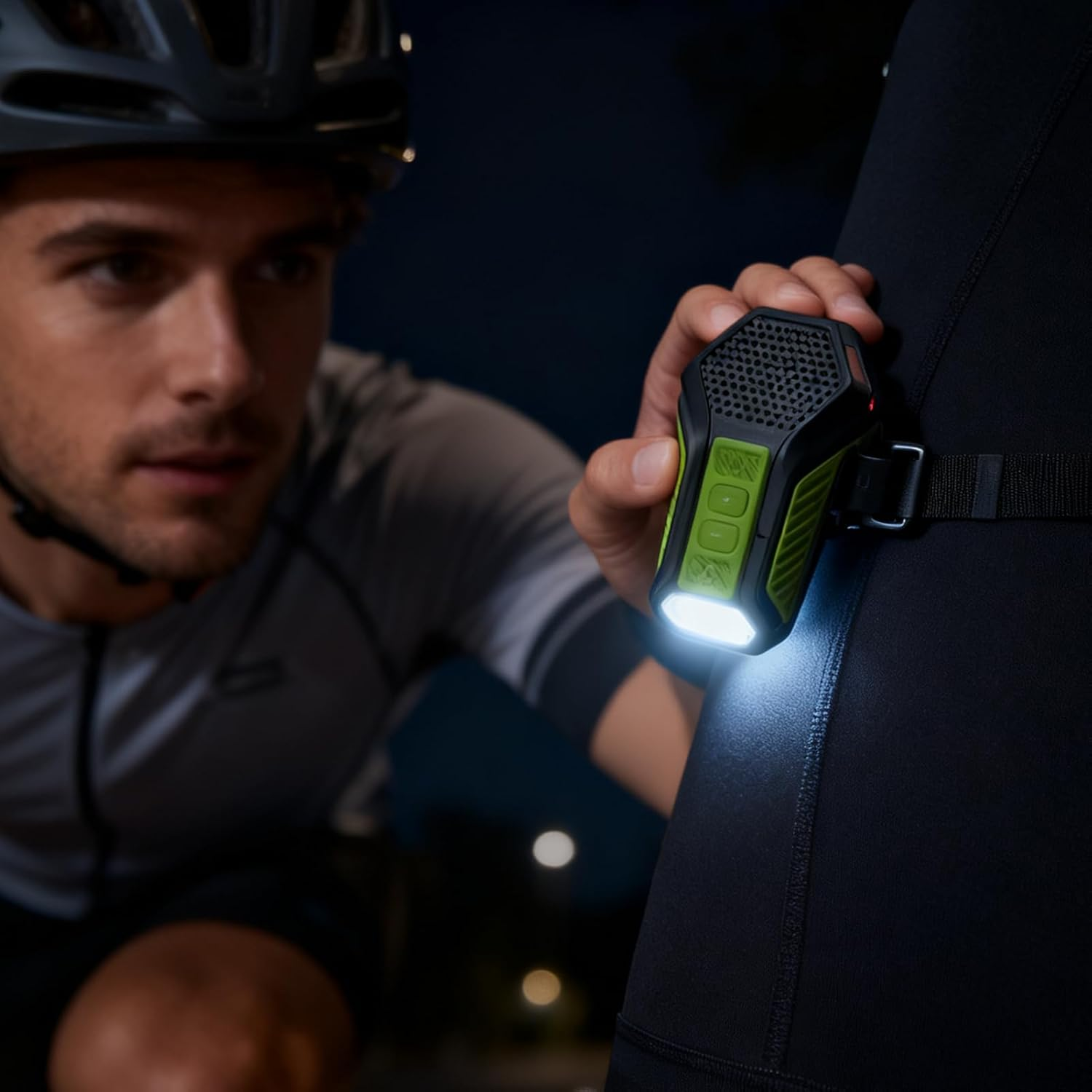 Wearable Speaker Wireless | Music Playing Device with LED Light - Portable Running Speaker | for Runners Travelers Running Jogging Gym Hiking Cycling Commuting Traveling Housework Leisure image number 3