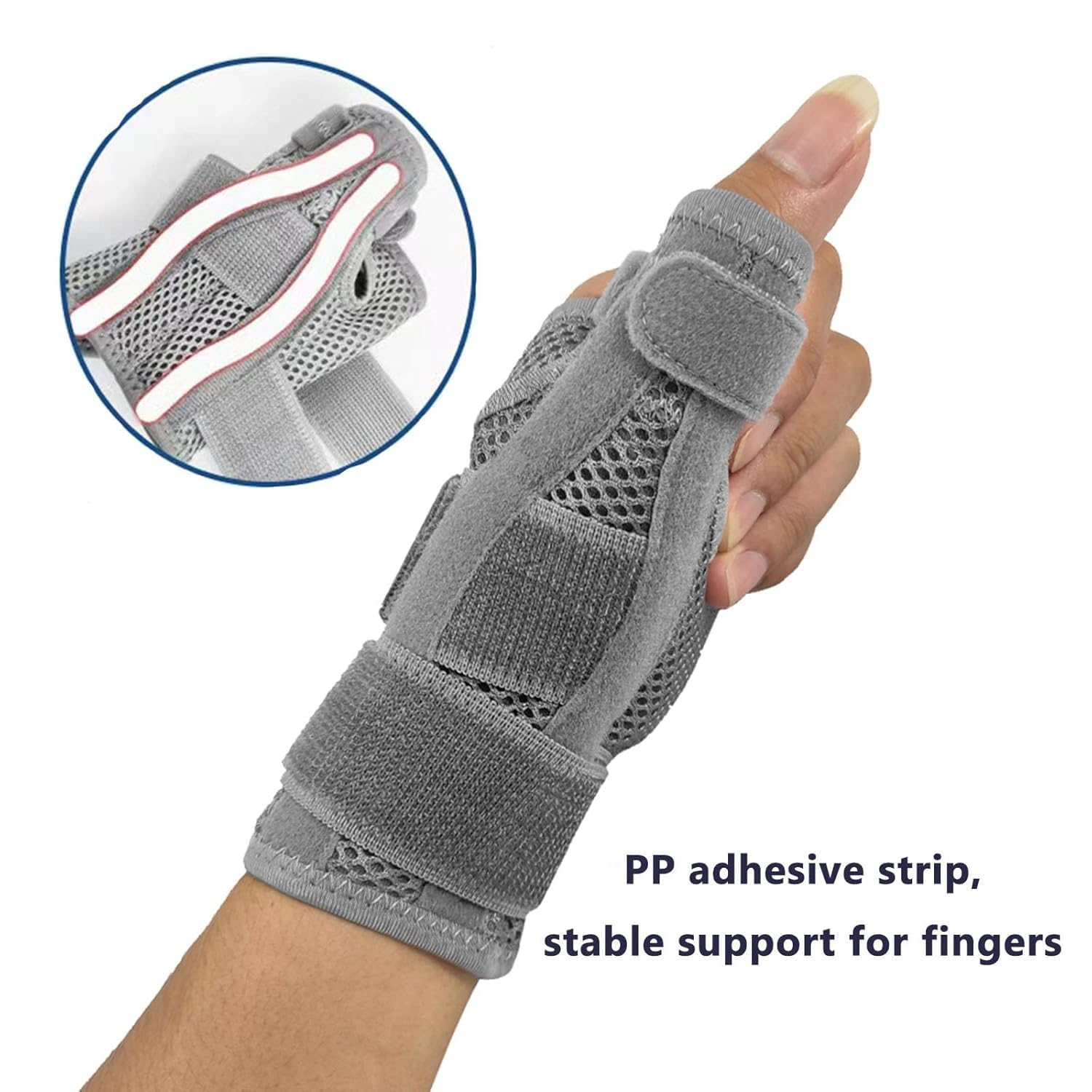 Thumb Brace & Wrist Support, Ergonomic Thumb Splint Spica with Wrist Brace for Arthritis, De Quervains Tenosynovitis, CMC Joint, Tendonitis - Right/Left Hand - 1 Piece image number 2