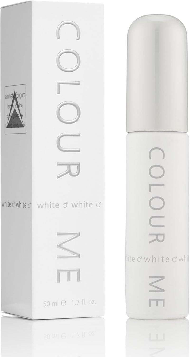 Colour Me White - Fragrance for Men - 50Ml Eau De Parfum, by Milton-Lloyd