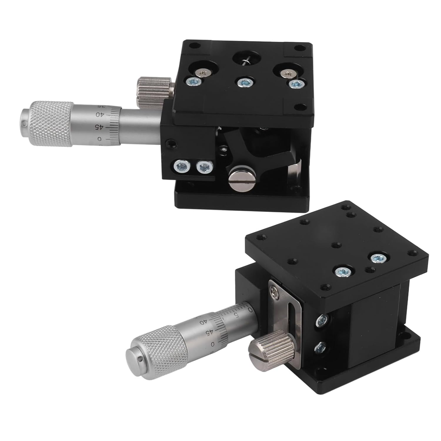 Manual Linear Stage Aluminum Alloy Z Axes Slide Table 19.6N Bearing for Alignment Positioning Capacitive Touch Screen Production Equipment Optical Instruments Alloy Sliding Table image number 2