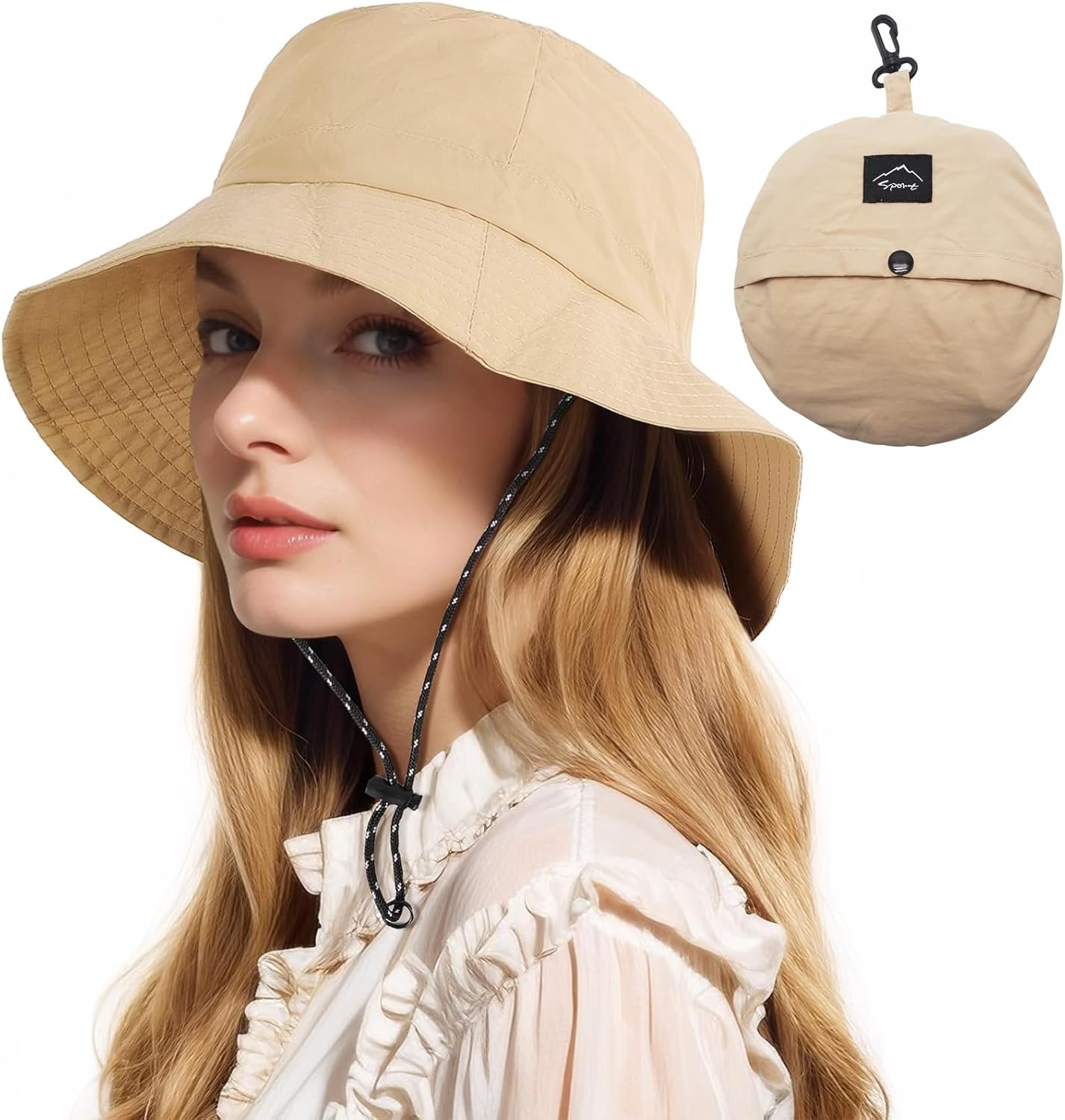 Velado Sun Hat for Women Men Wide Brim Bucket Hat UPF50 UV Protection Adjustable Cap for Summer Fishing, Hiking, Camping, Garden, Farming, Outdoor Exercise