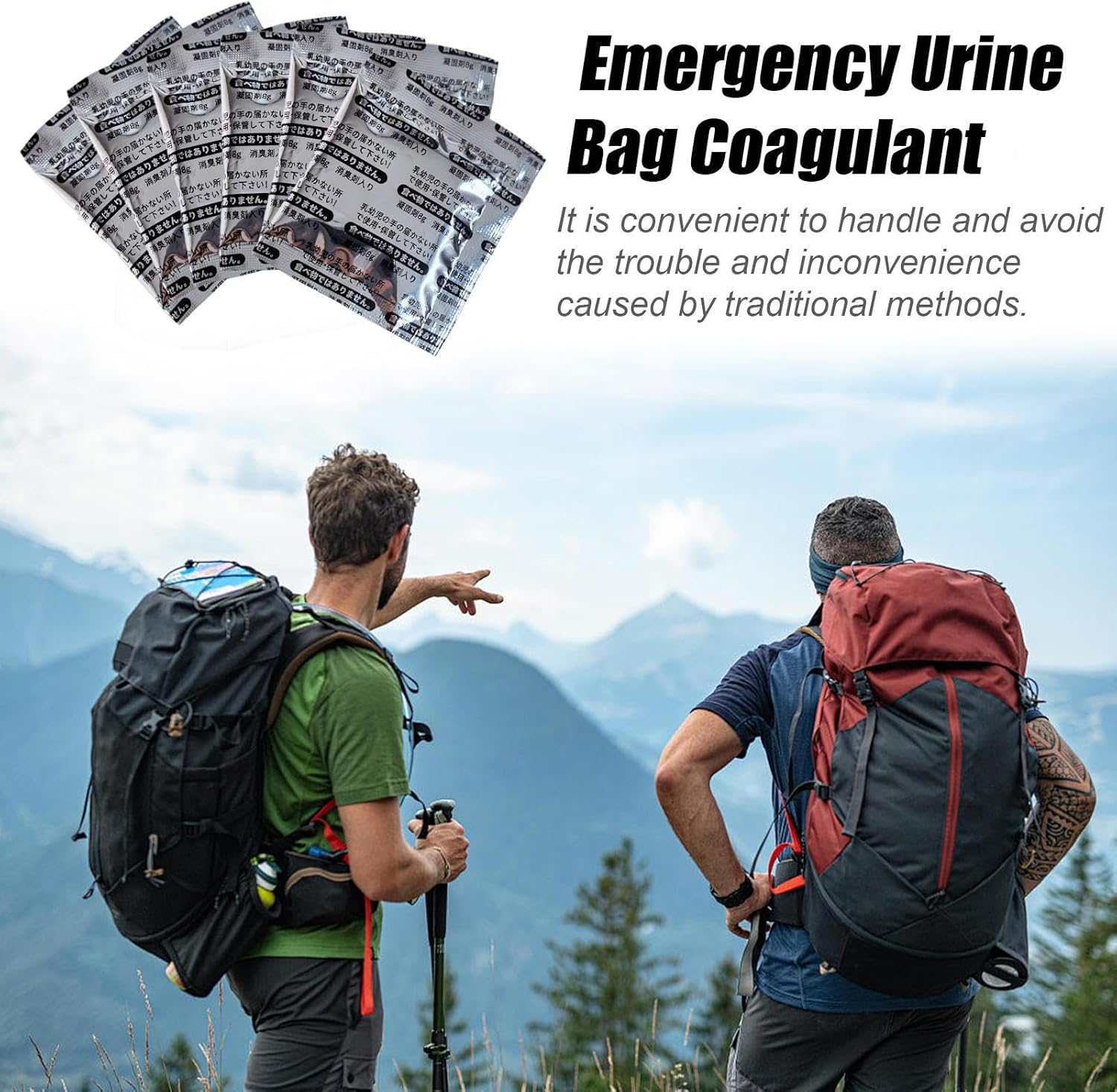 Maciun Urine Powder for Camping - Camping Hygiene & Sanitation Products Urine Powder | Portable Safe Toilet Gel for Adult Urine Pet Urine Baby Diapers