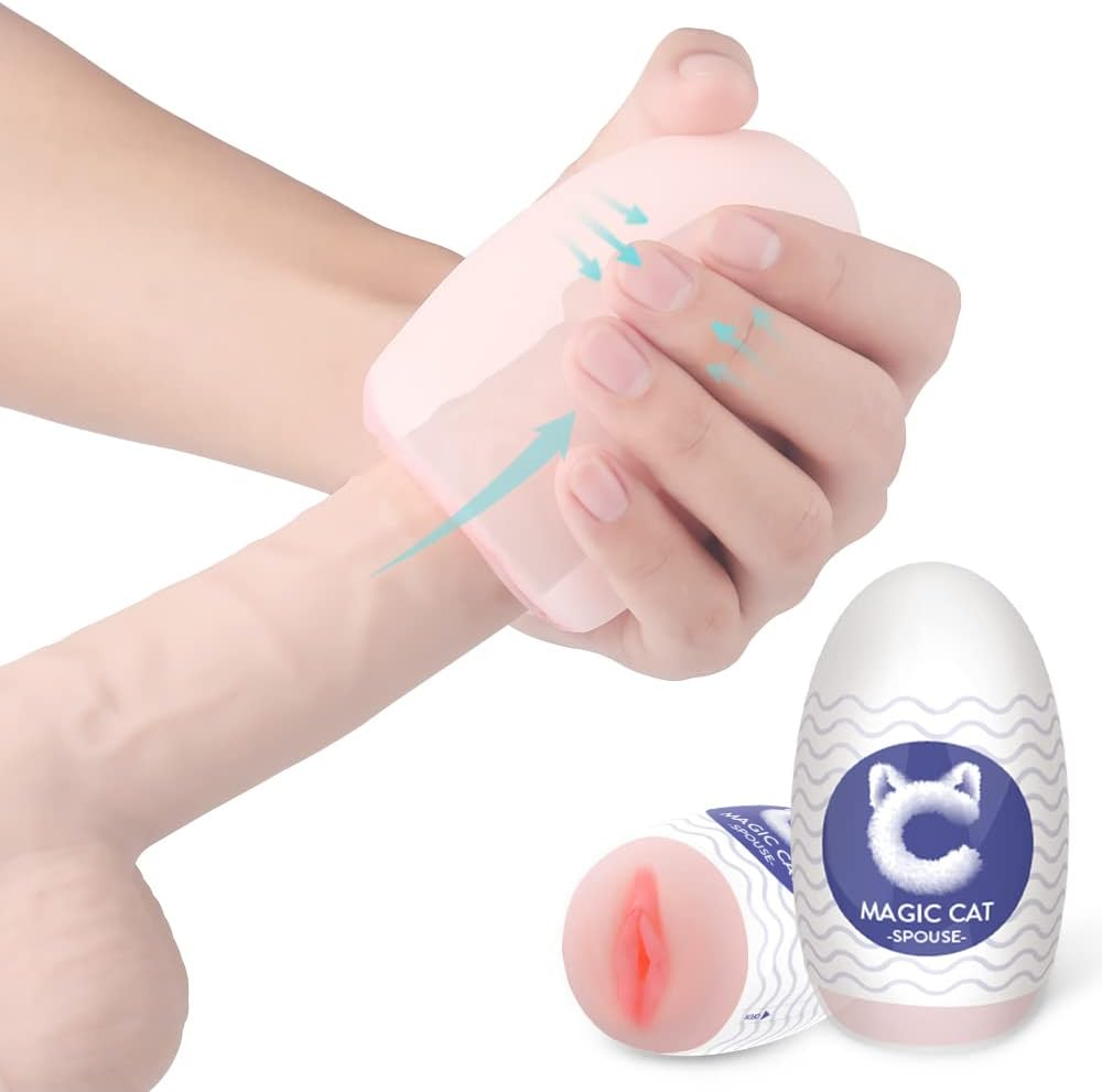 175G Mini Design Portable Strooper Realistic Silicone Texture Men'S Pocket Toys, Vacuum Sucking Toys for Men'S Sports Fitness Flashlight