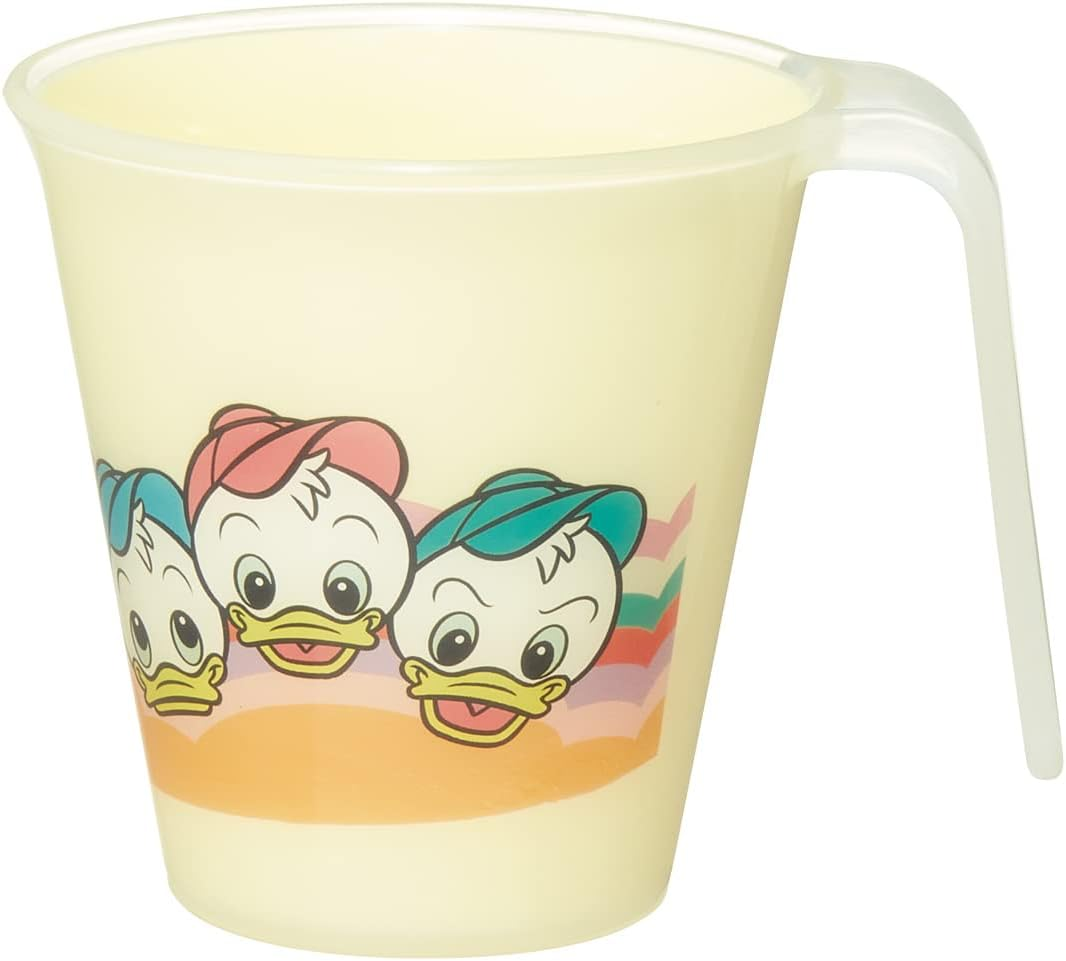 Skater MTH3-A Melamine Tumbler with Handle, 10.1 Fl Oz (300 Ml), Disney Retro Huey