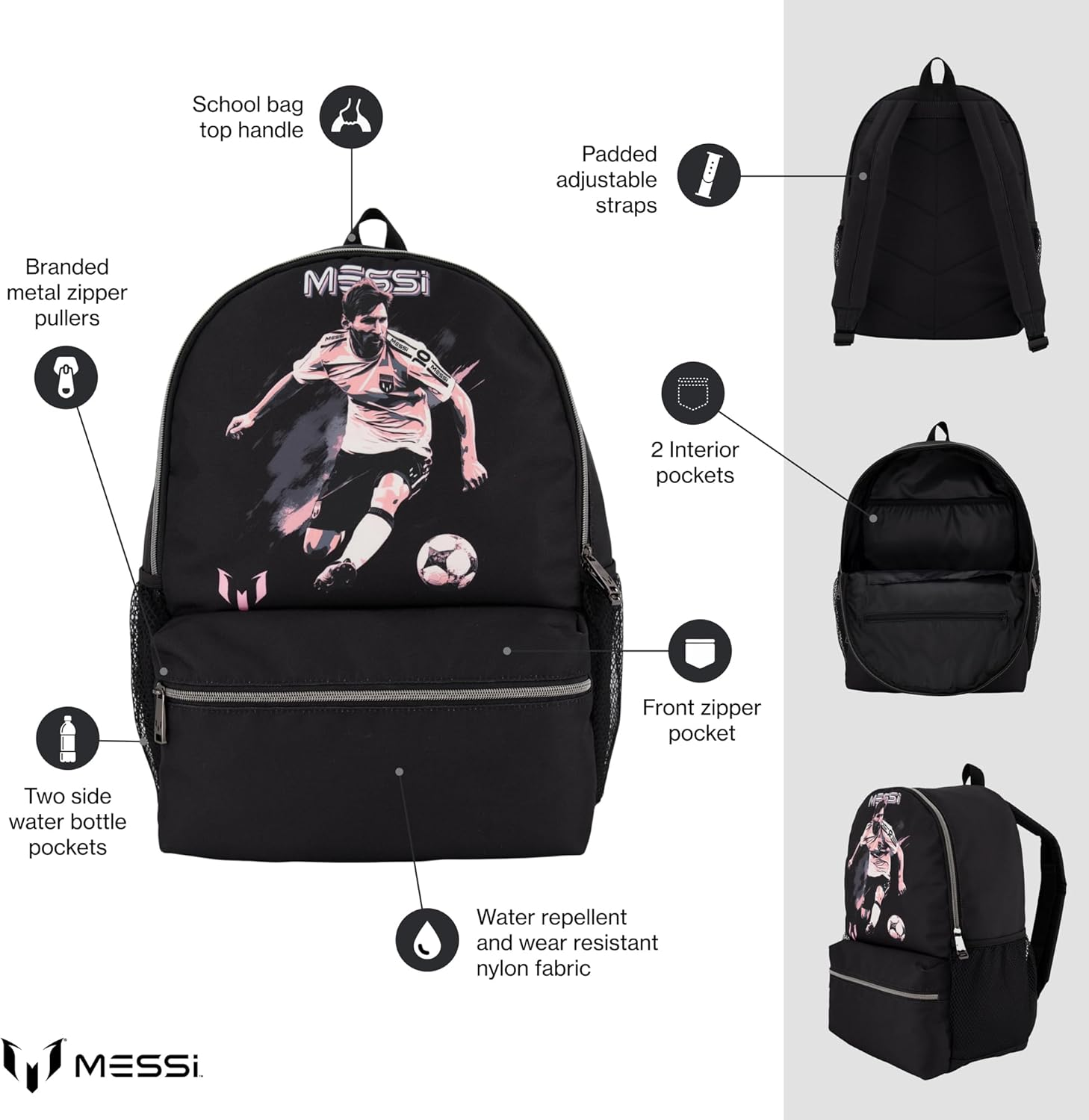 Messi LARGE CORE BACKPACK image number 2