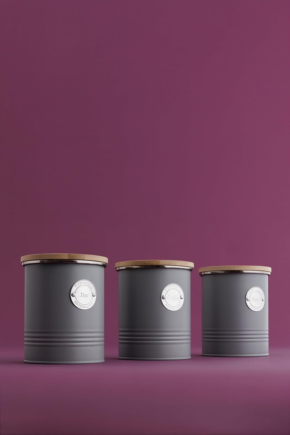 Typhoon Living Sugar Canister, Grey, 1400.733V, 1 Litre image number 5