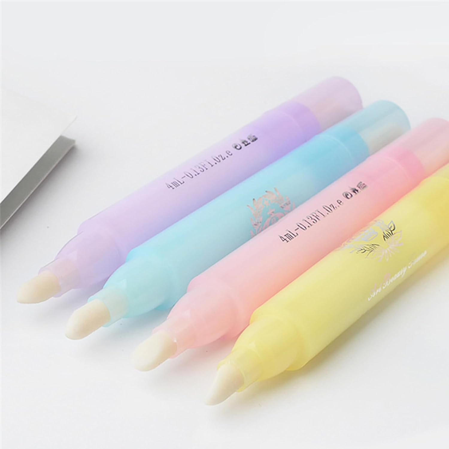 4Pcs Nail Polish Cleaning Pens，Quick-Clean, Efficient Remover ，Edge Corrector for Salon & Home image number 4