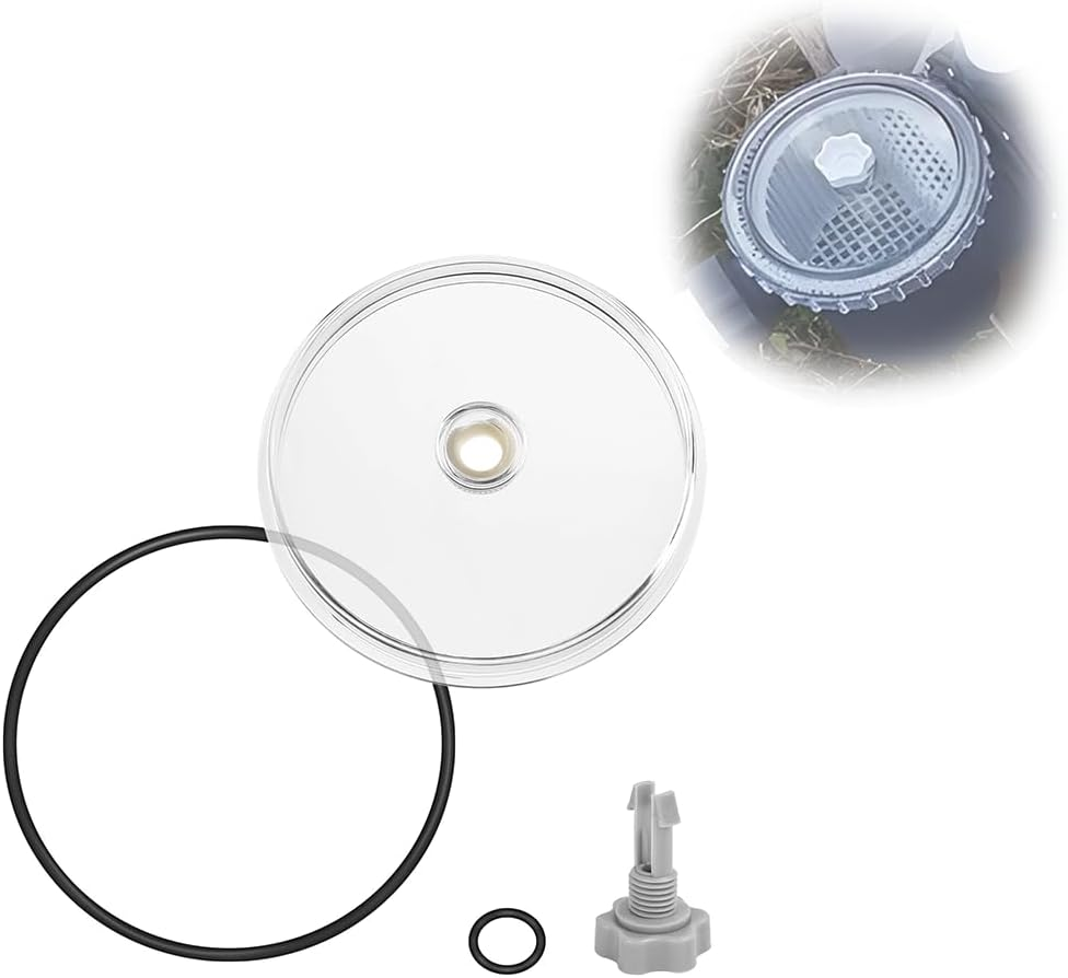 Leaf Trap Cover 11480,Pool Pump Cover Lid with O-Rings and Valve Replacement Parts Work,For Intex Pool Pump11823,26361Ca,26361Eh,26361W,26337Eh,28645Eg,Sf15110,28948Eh,Eco15110-2 image number 1