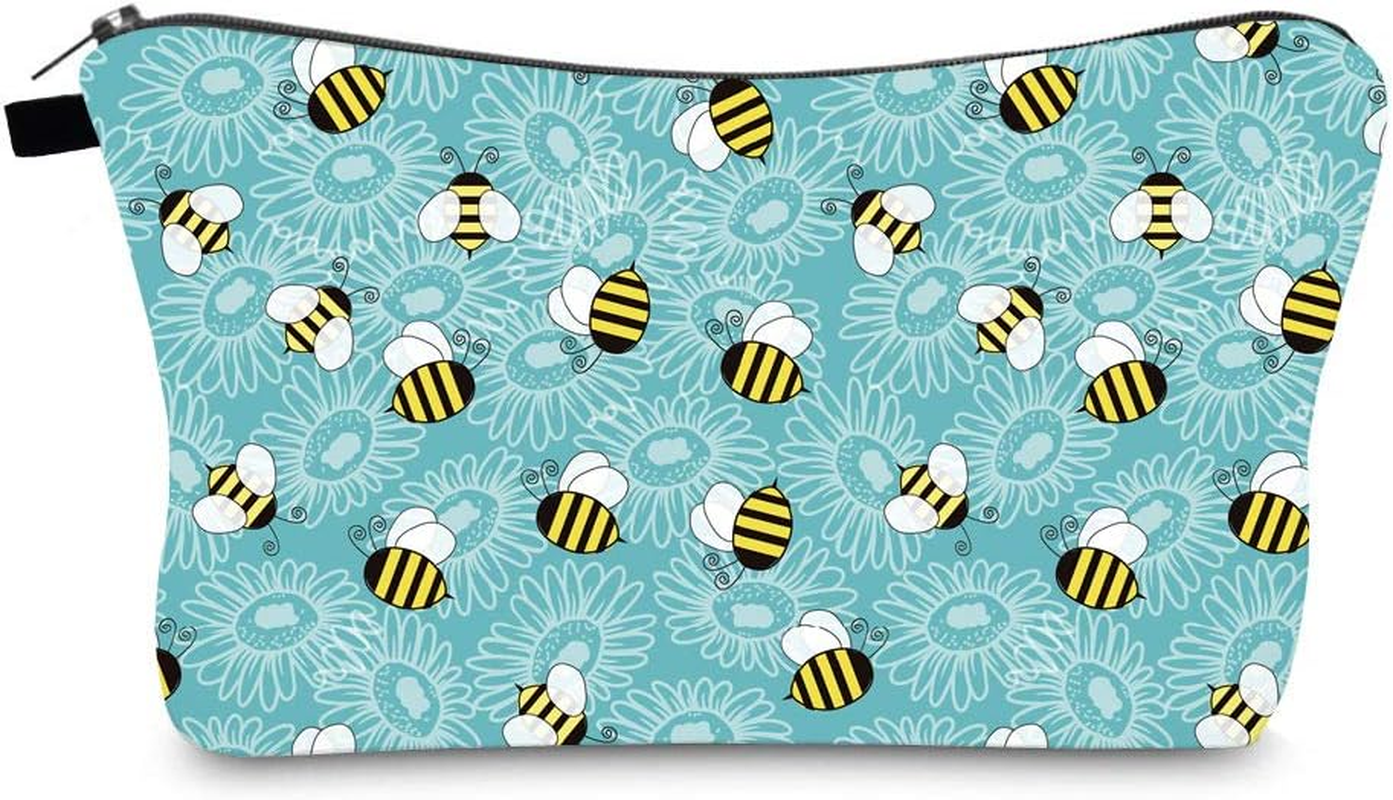 Allover Print Makeup Bag Cosmetic Bag Organizer Makeup Pouch Toiletry Pouch Clutch Cosmetic Pouch for Adult Women Travel and Daily Use, Moon Phase 1