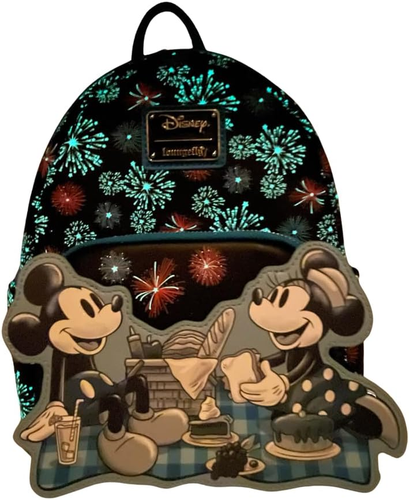 Loungefly Disney Mickey and Minnie Summer Picnic Mini US Exclusive Backpack image number 1
