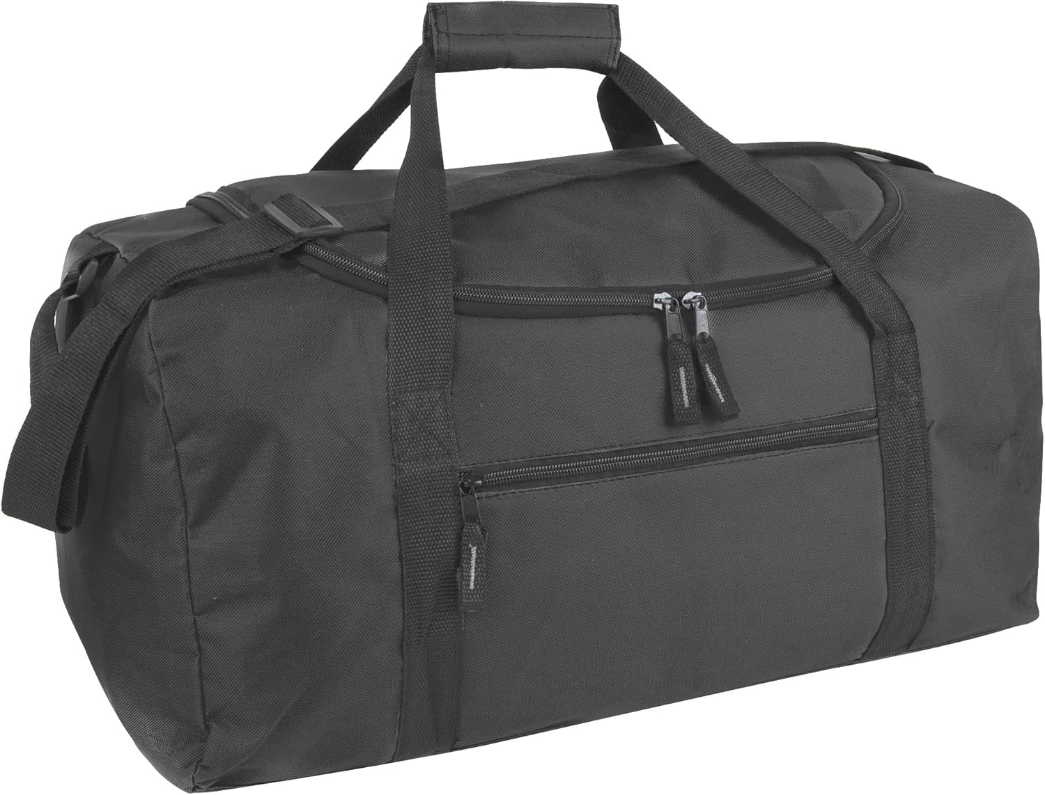 20 Inch 40 Liter Duffel Duffel Bag for Men Women Teens Duffel Duffel Bag for Travel Weekend Night, Black, M, Duffel Bag