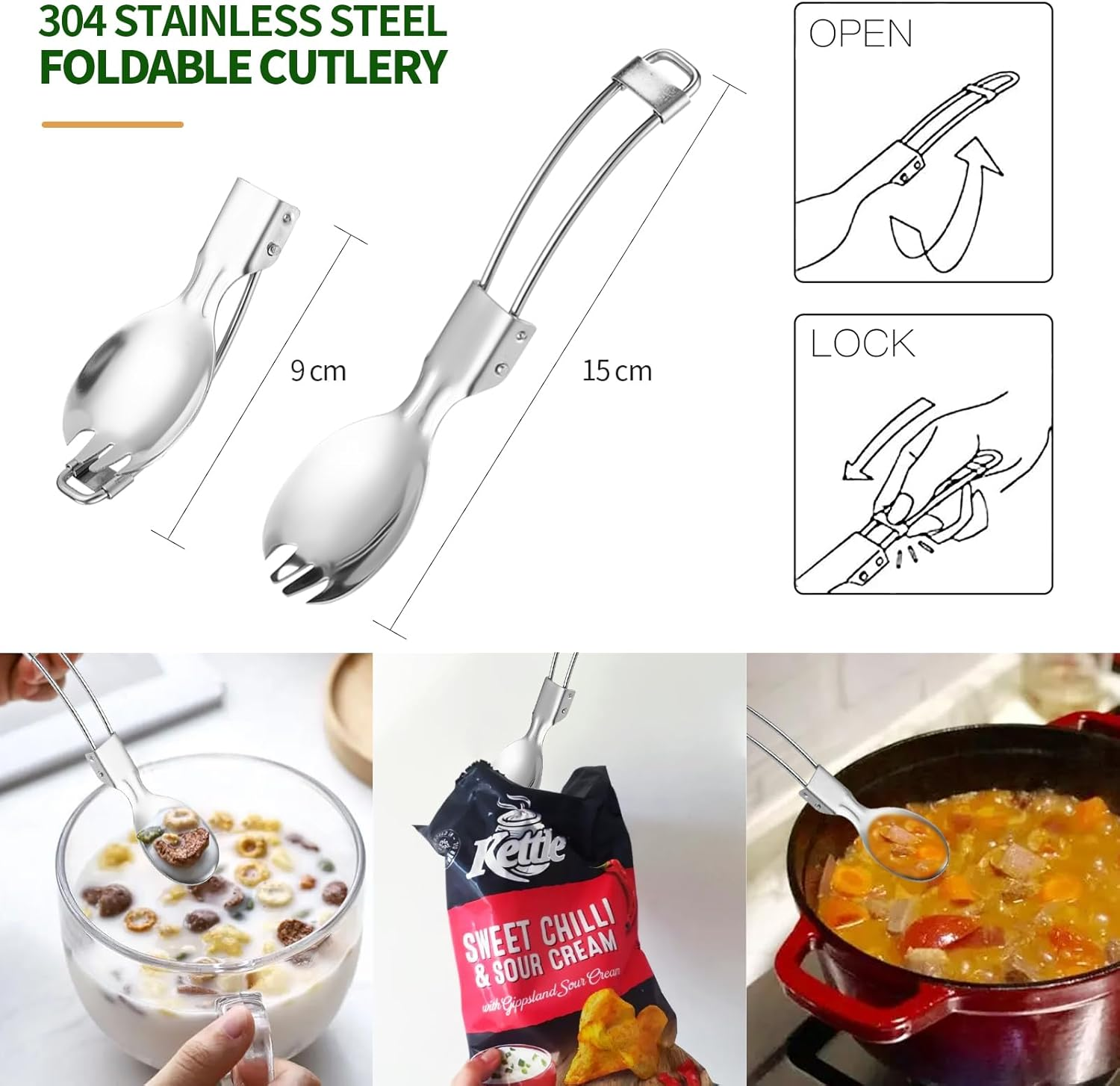 Camping Kochgeschirr Mess Kit - ISFORU Camping Kochset, Kompaktes Camping Topf Und Pfannen Set F&uuml;r 1-2 Personen, F&uuml;r Outdoor Backpacking Wandern image number 5