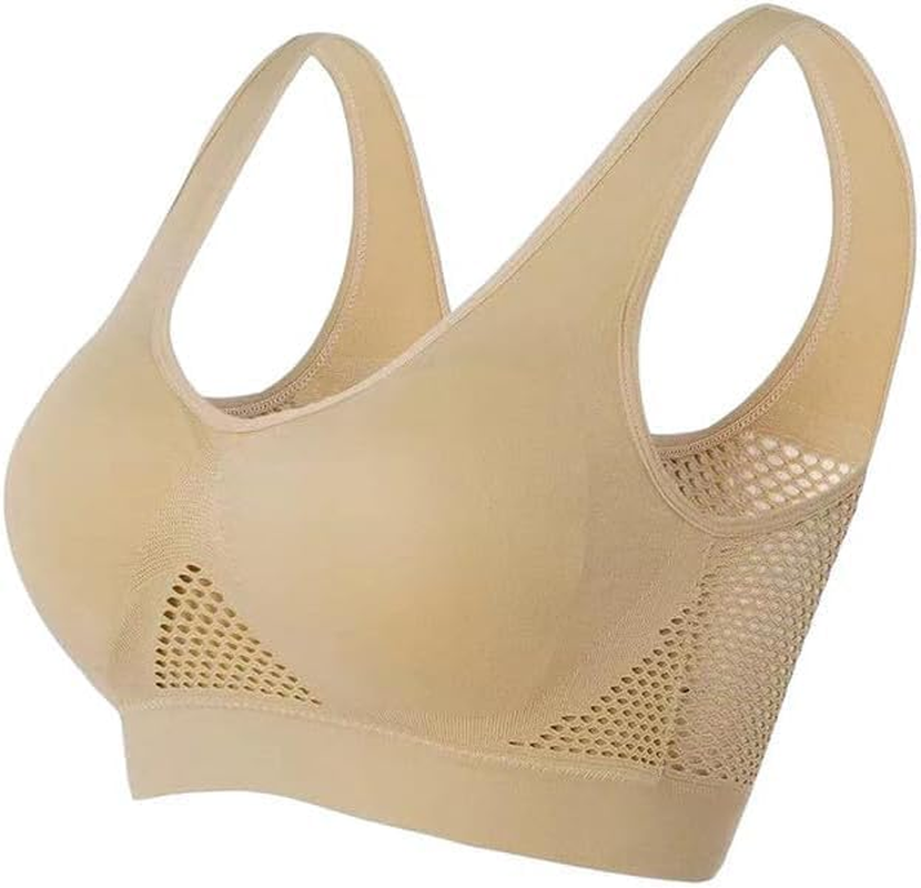 Women'S Underwear Hollow Breathable Cool Liftup Air Bra No Steel Ring