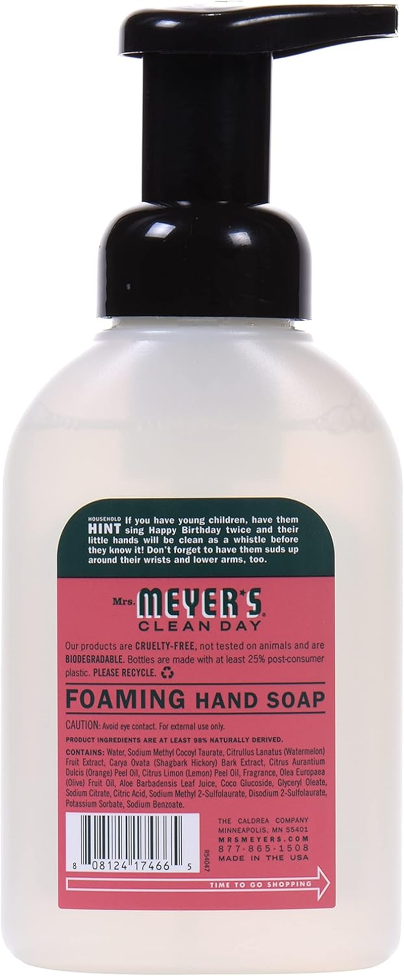 Mrs. Meyer'S Foaming Hand Soap, Watermelon, 10 Fluid Ounce image number 5