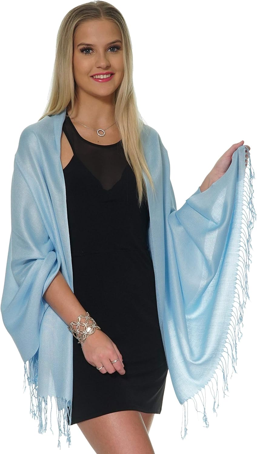 Pashmina Shawls and Wraps for Evening Dresses, Large Soft Pashminas Wedding Shawl