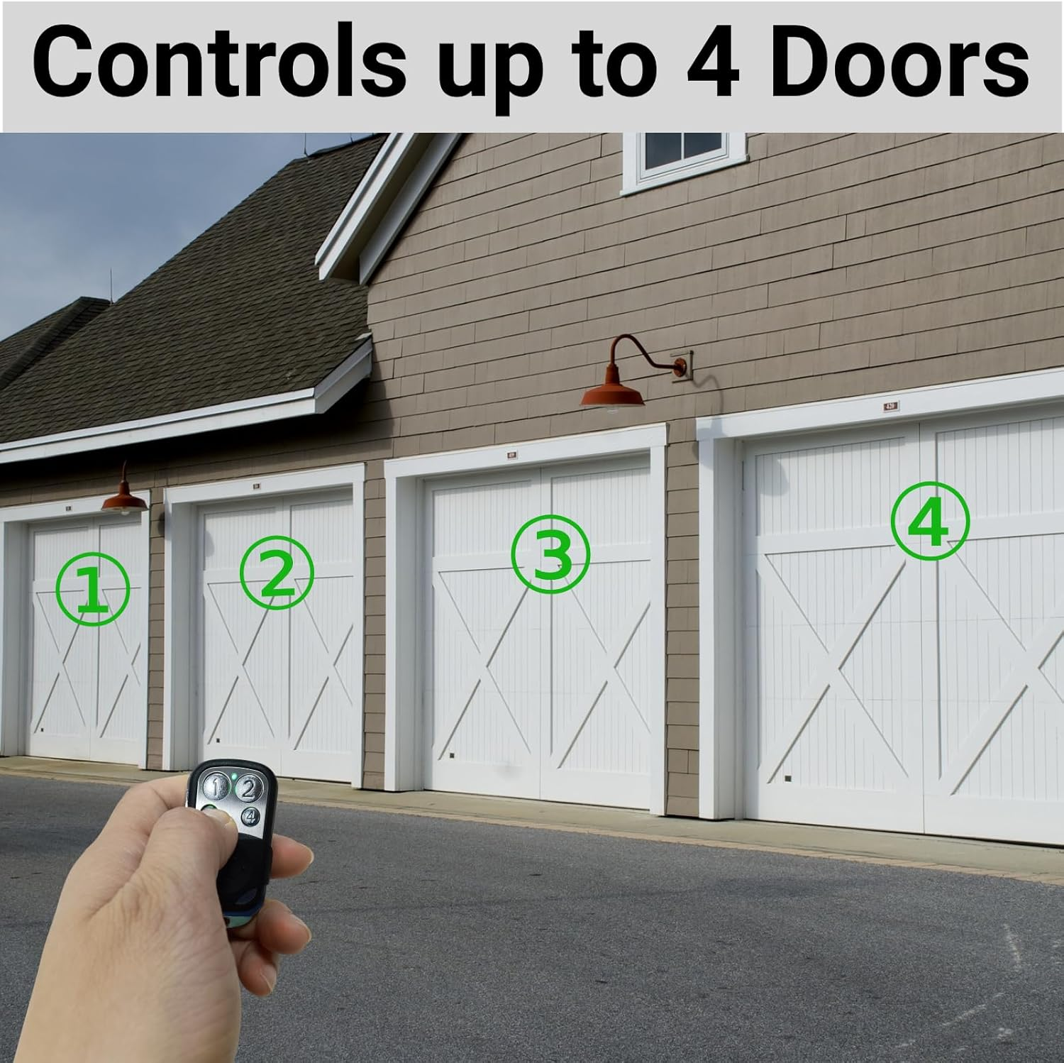 Garage or Gate Remote Compatible with Avanti/Centurion/Superlift Door Opener, Replacement for Avanti TX4 Garage Door Remote Control, 433.92Mhz 4-Channel Transmitter (1 Pack) image number 1