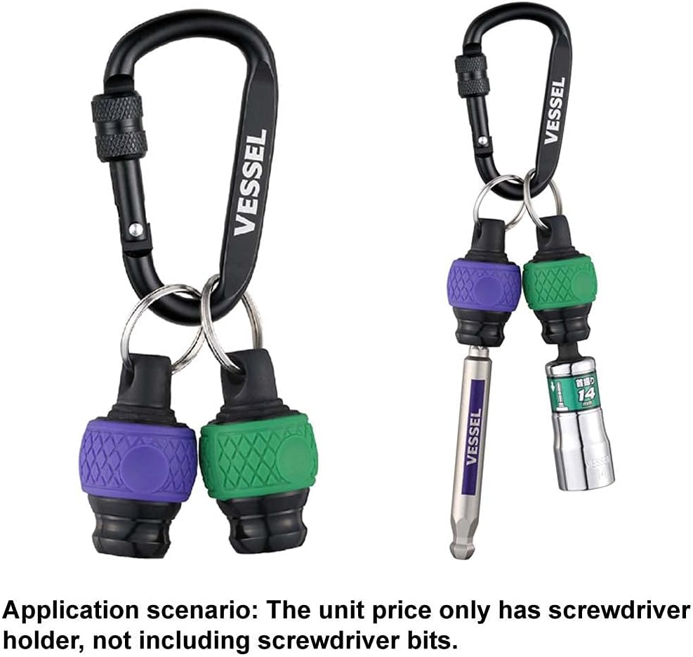 VESSEL Quick Catcher Screwdriver Bit Holder as Stubby Driver (QB-22K2GV) image number 5