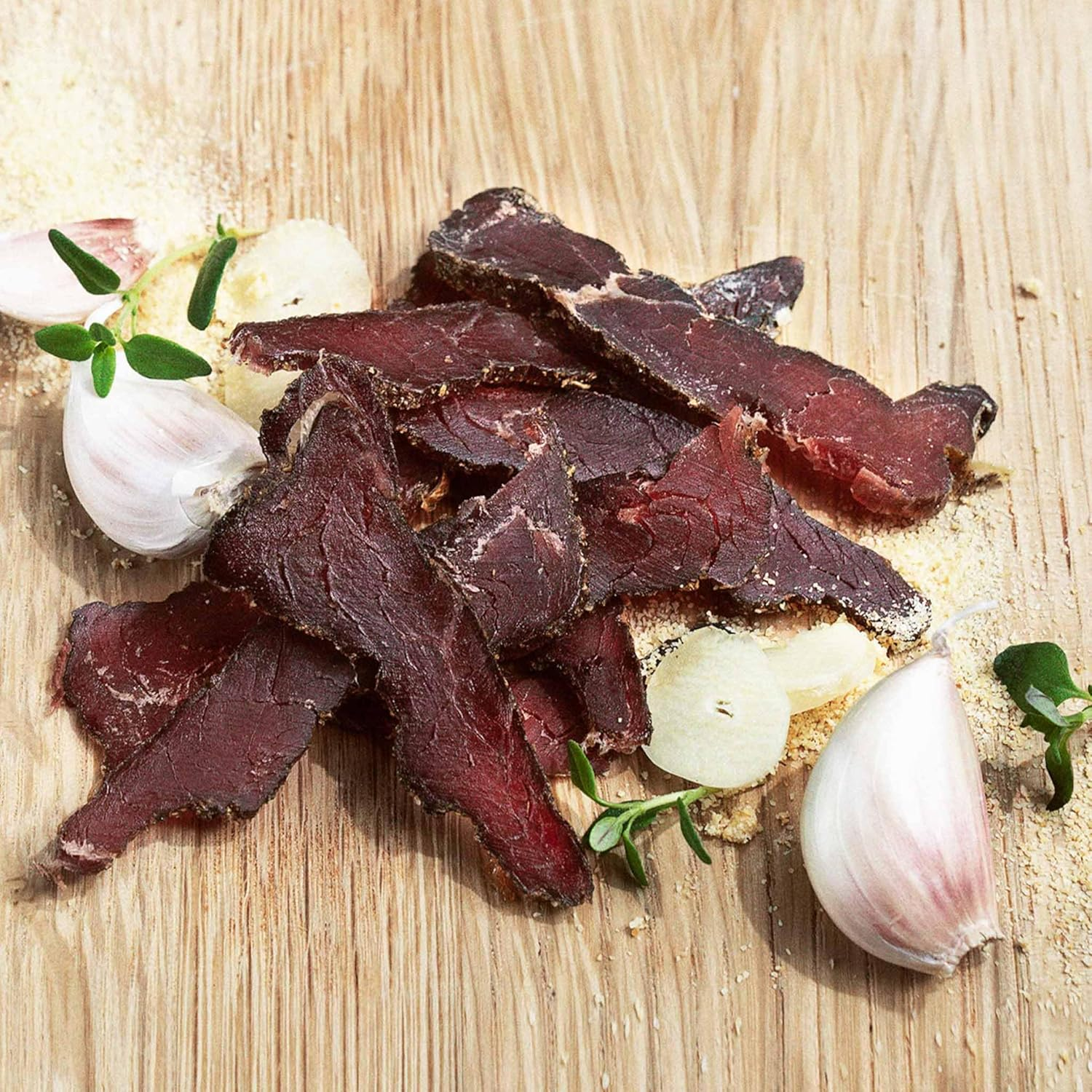 Canterbury Biltong Air-Dried Beef Snacks Garlic & Cracked Pepper 100G image number 2