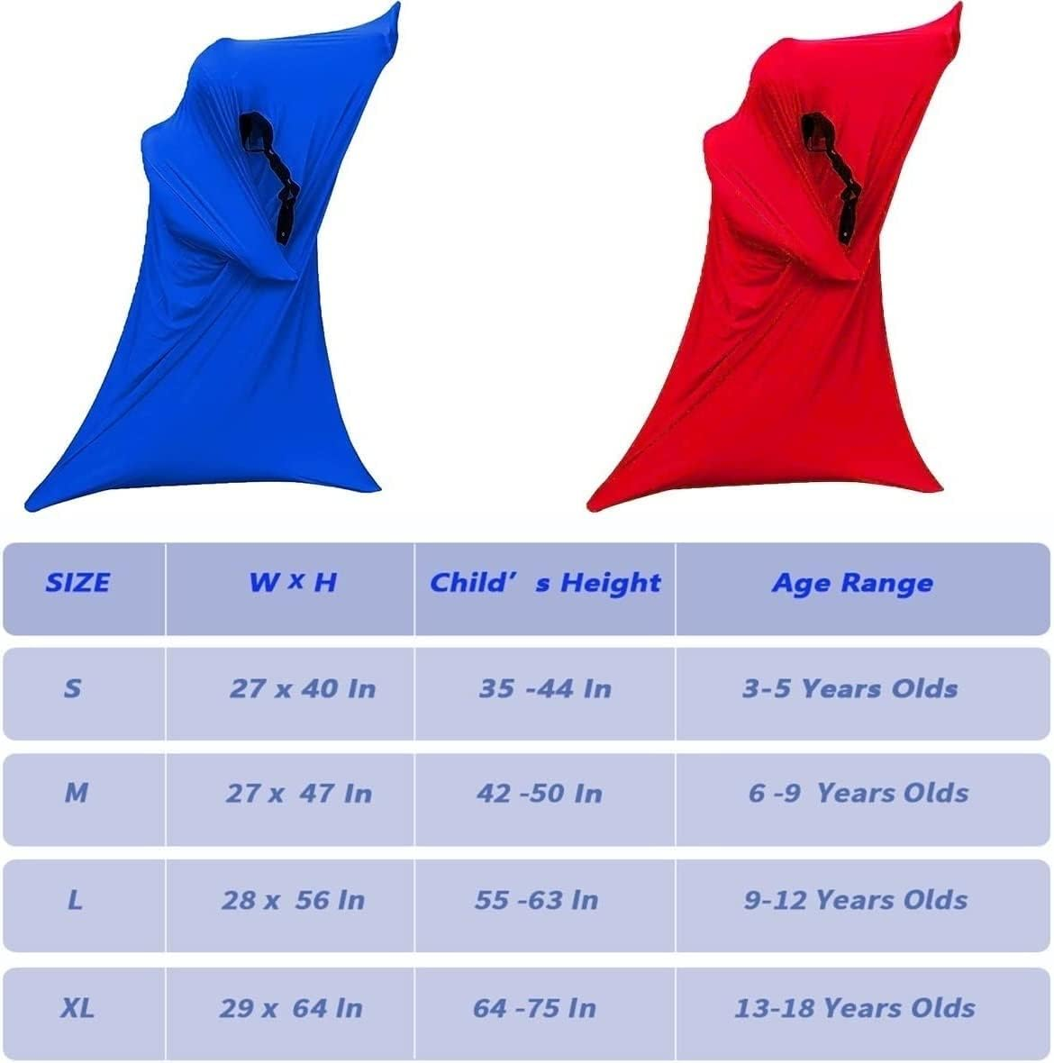 WGUST Kids Autism Sensory Body Sock Breathable Sensitivity Seamless Sox Sensory Full Body Sock for Children & Aldult with Special Needs (Color : Orange, Size : Xl/X-Large-74 * 165Cm) image number 1