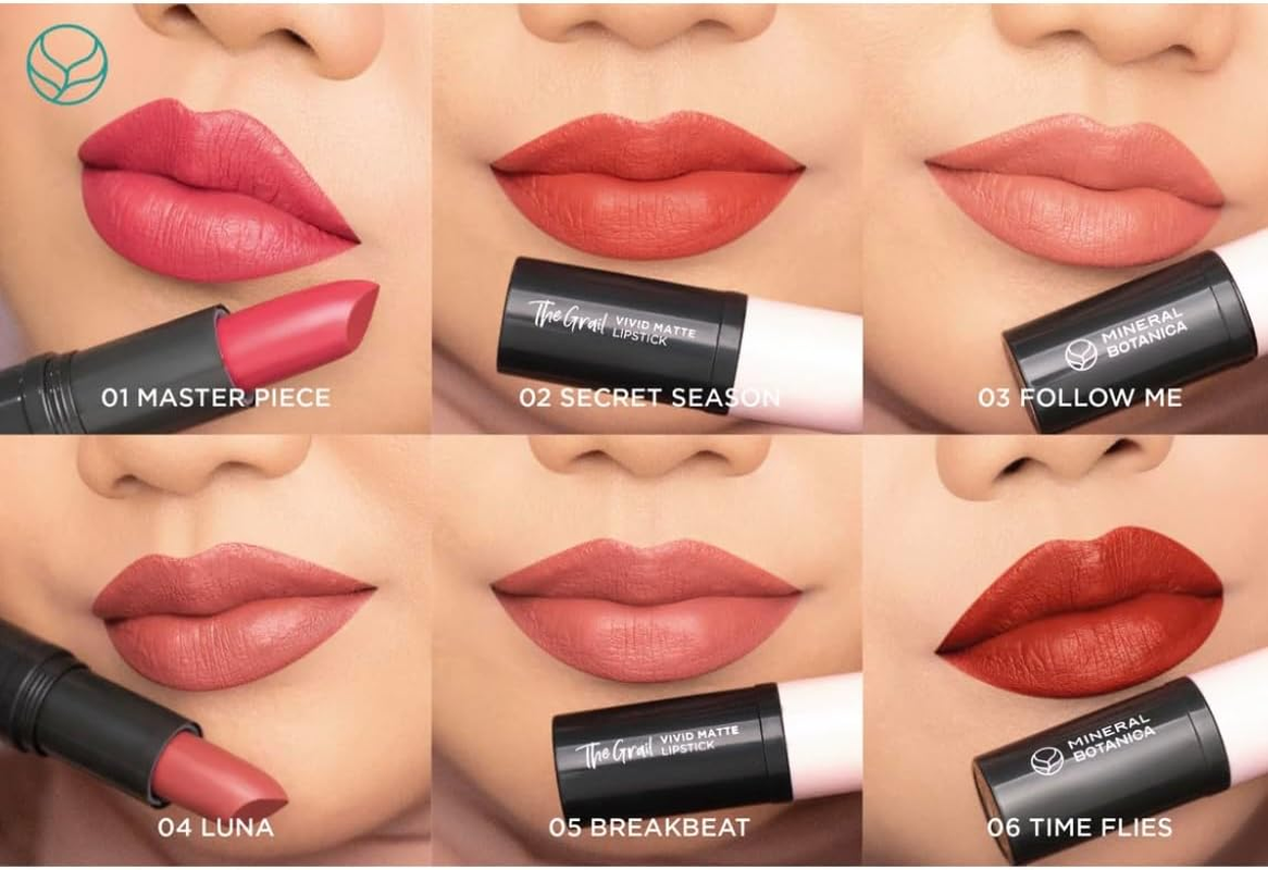 MINERAL BOTANICA LIPSTICK BREAKABEAT PLANT BASED VEGAN FRIENDLY ORGANIC