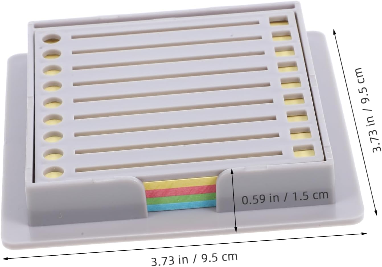 WEKAMOS Note Pad Storage Memo Pad Organizer Box Card Storage for Office Desk Organizer