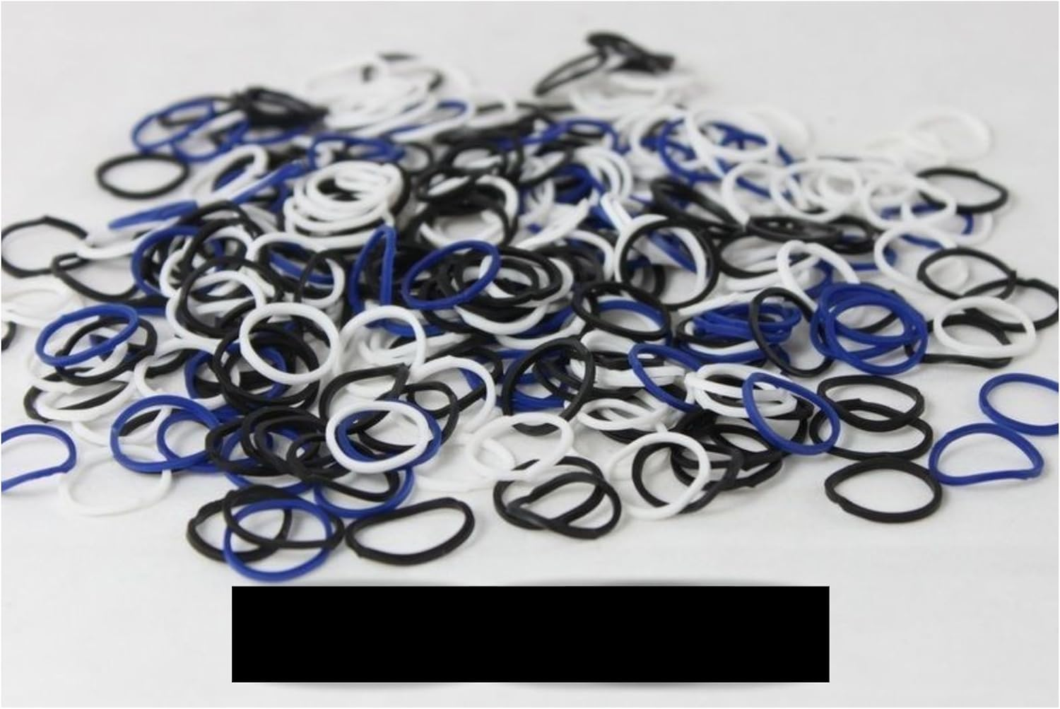 FIL 600+ Loom Bands Kit Refill W Hook S-Clips [Colour: Yellow] [Type: Bright Metallic Colours (600Pcs)]