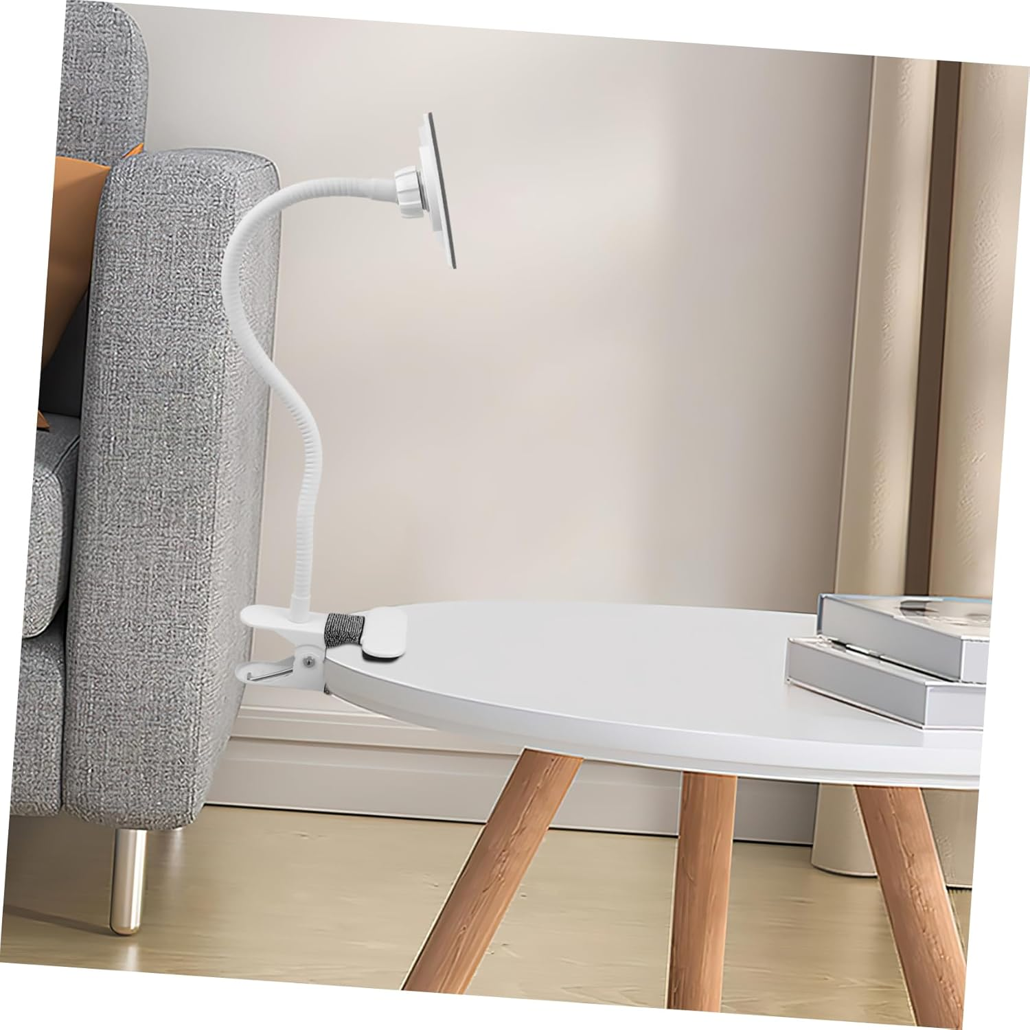 CAXUSD Desktop Cosmetic Mirror with Adjustable Clip Peeping Design for Privacy for Dressing Rooms and Shared Workspaces Flexible Angles for Comfortable Makeup Application image number 5