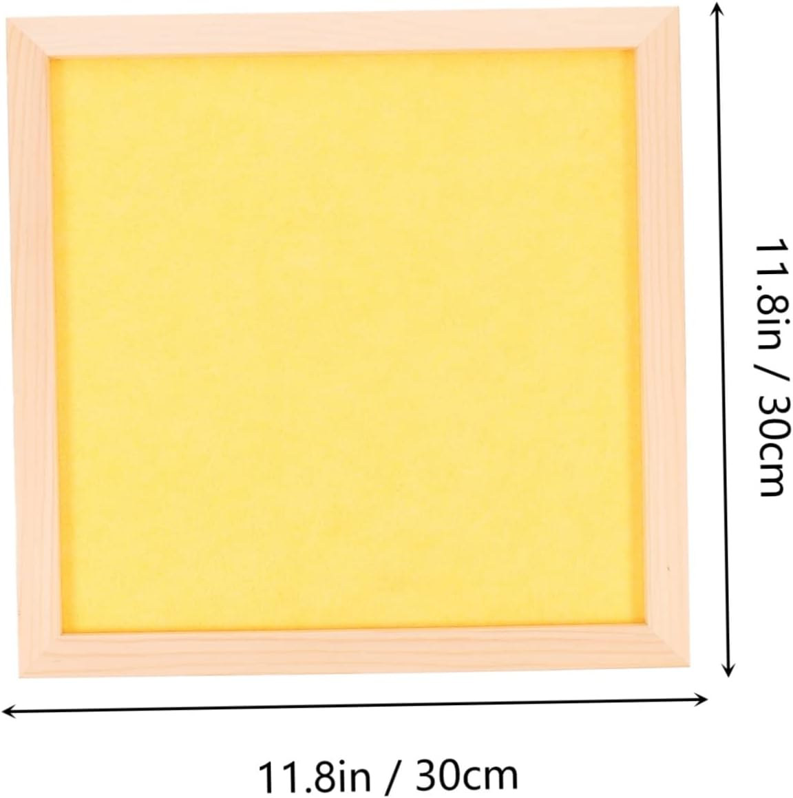 Tofficu Children DIY Memo Bulletin Board 30X30Cm Hexagon Cork Photo Message Board Wooden Frame for Classroom and Home Display image number 4