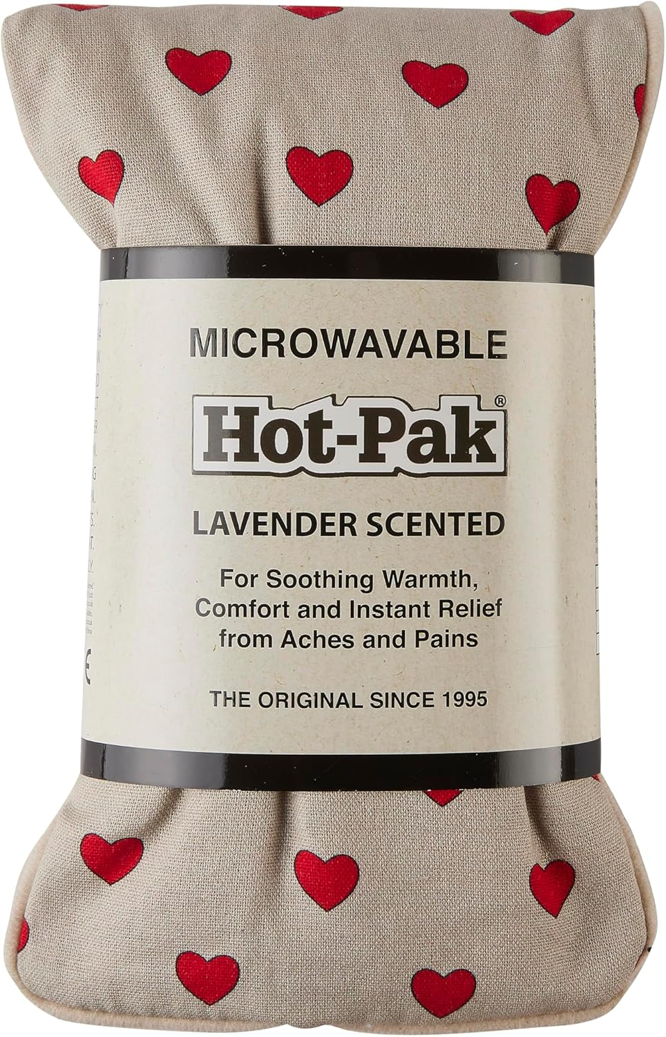 Warmies Hot-Pak Love Hearts Microwavable Weighted Headpack with French Lavender Scent. Hot or Cold Wheat Bag for Cool Relaxation and Warm Relief image number 1