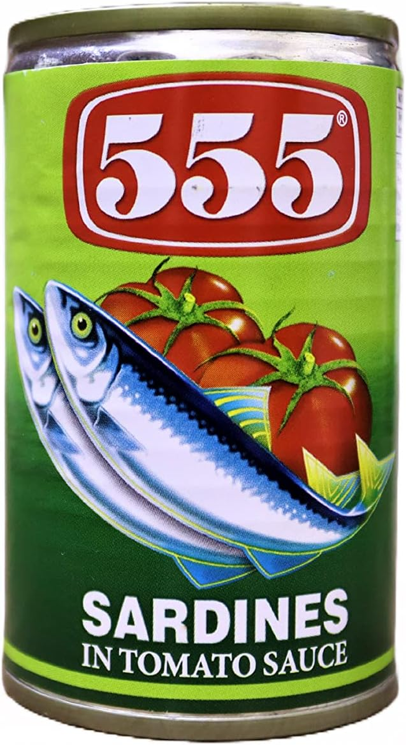 555 Sardines in Tomato Sauce 155G