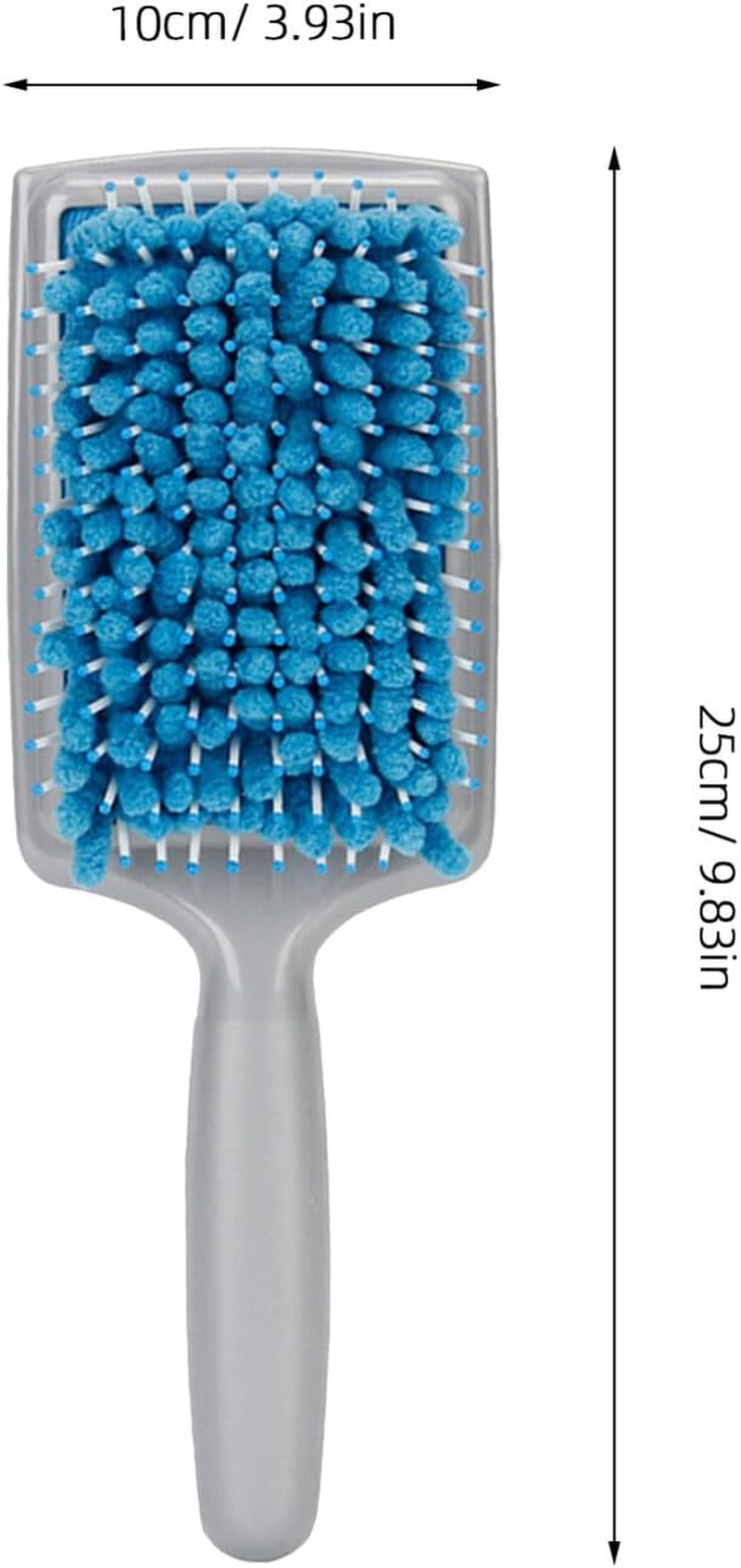 Ipetboom Hair Brush Dryer Absorbent Microfiber Bristles Fast Drying Comb Hair Drying Brush Ergonomic Handle for Comfortable to Hold image number 3