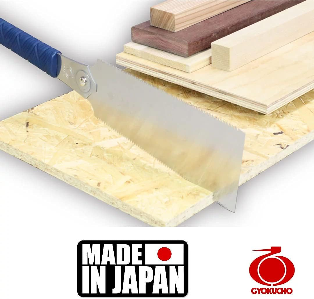 Razorsaw Ryoba Japanese Saw 210Mm Blade Rip Cut & Crosscut TPE Handle image number 1