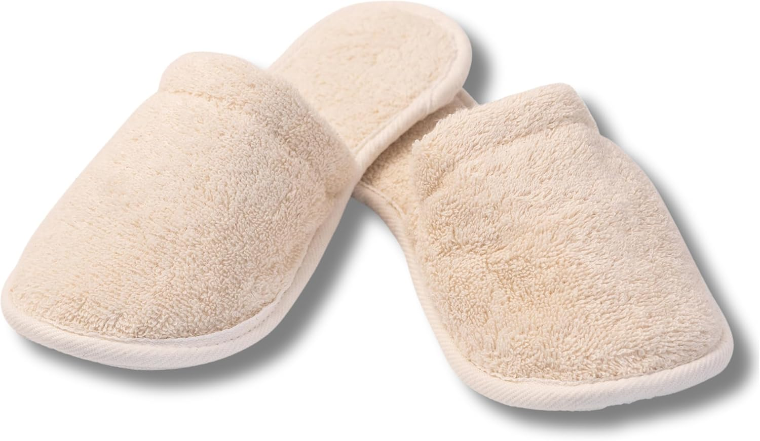 Eco Bath London Natural Toweling Slippers