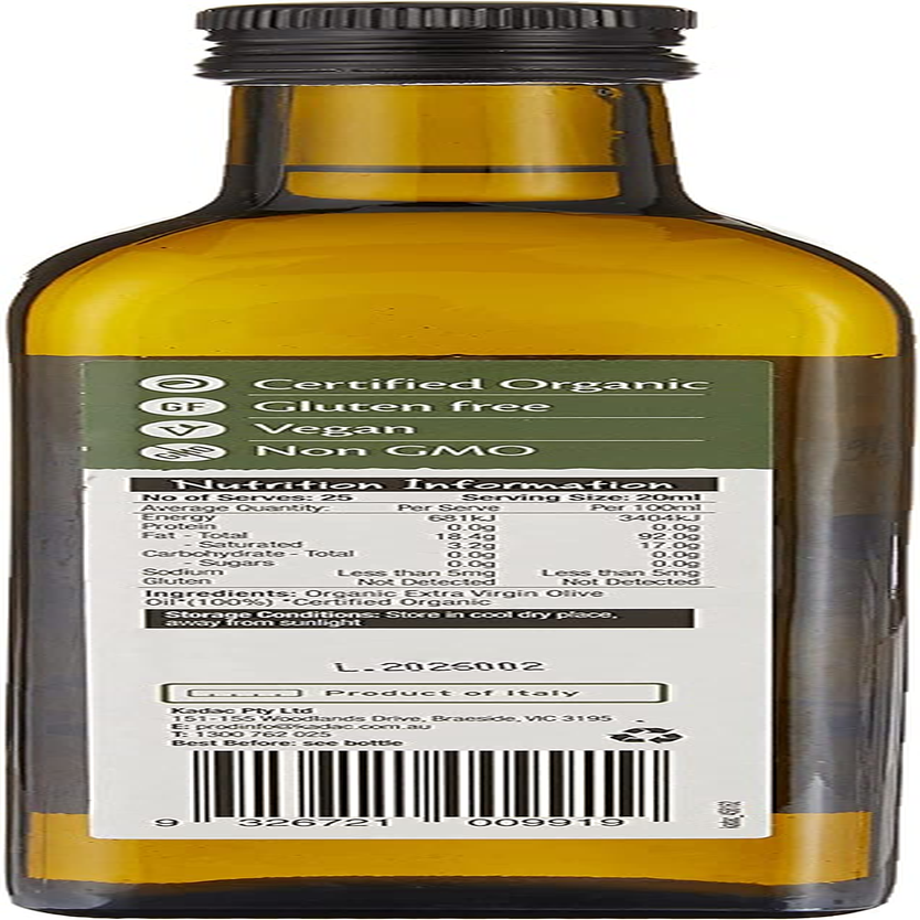 Global Organics Extra Virgin Olive Oil 500 Ml image number 1