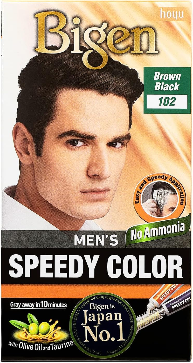 Bigen Men'S Speedy Color, Brown Black 102, 80G image number 6
