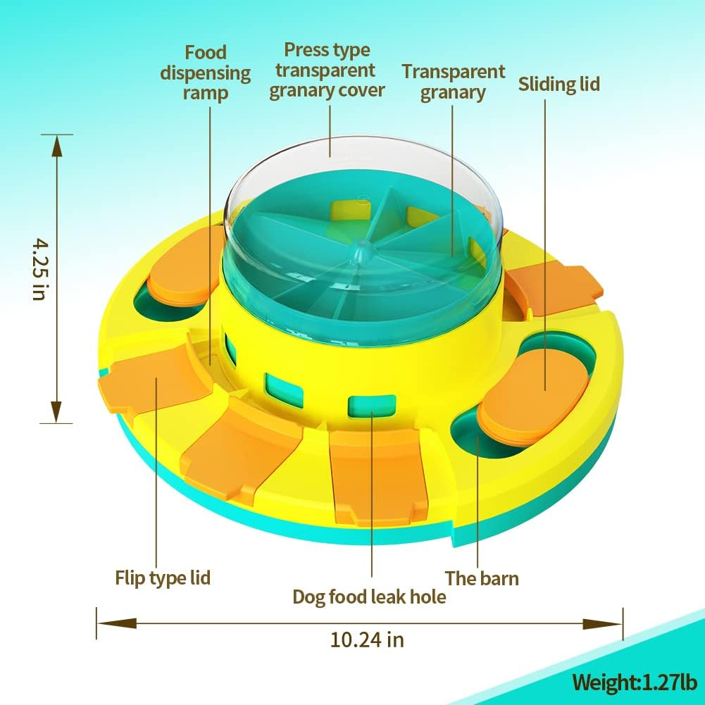 CAROZEN Dog Toy, Dog Toy, Interactive Dog Toy for Dogs, Entertainment, Dog Bowl, Promote Your Dog'S Intelligence image number 6