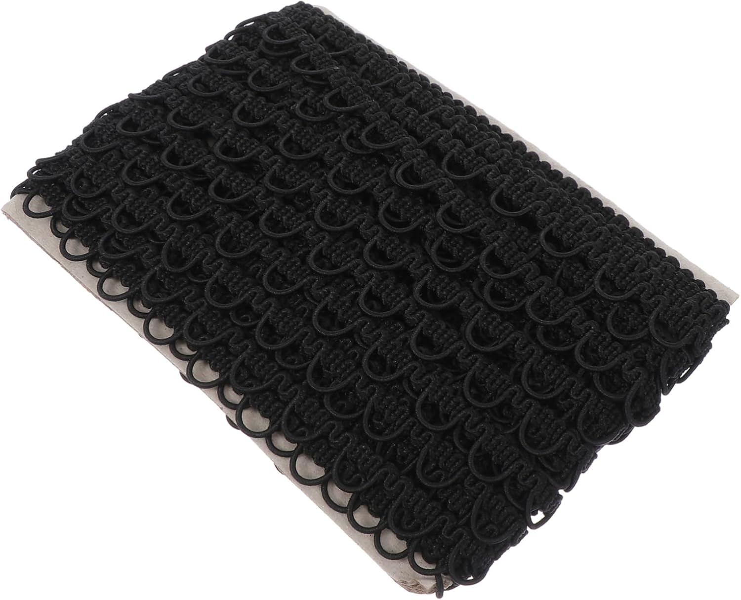 AUTSUPPL 1Pc Wave Lace Trim for Wedding Dress Handmade Decorative Elastic Button Loop Trim Clothing Accessories for Bridal and Craft Projects