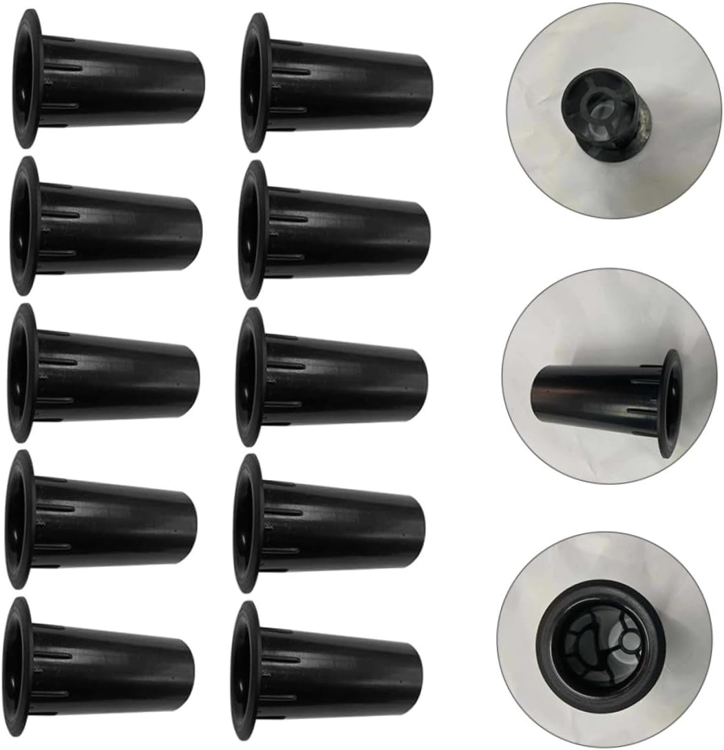 Sewroro 20Pcs Plastic Speaker Hole Bass Reflex Tube Port Air Outlet Replacement for Woofer Subwoofer Speaker Box 41X80Mm Home Audio Accessories image number 3