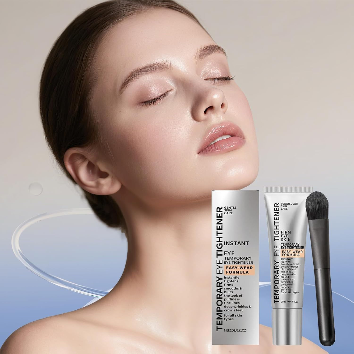 Perfection Eye Tightener - Instant Firming Primer with Hyaluronic Acid & Vitamin E, Easy-Wear Formula for Ultimate Lift & Smooth Finish, Hydrates & Refreshes Tired Eyes (2Pcs) image number 1